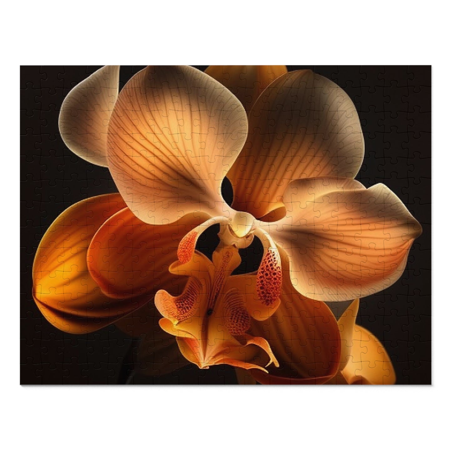 Jigsaw Puzzle (30, 110, 252, 500,1000-Piece) Orange Orchid 2