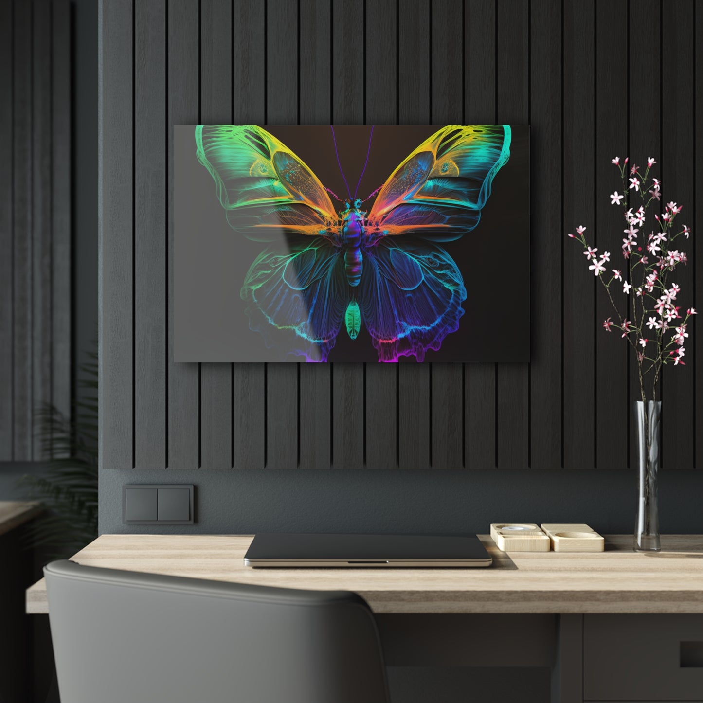 Acrylic Prints Raw Hyper Color Butterfly 3