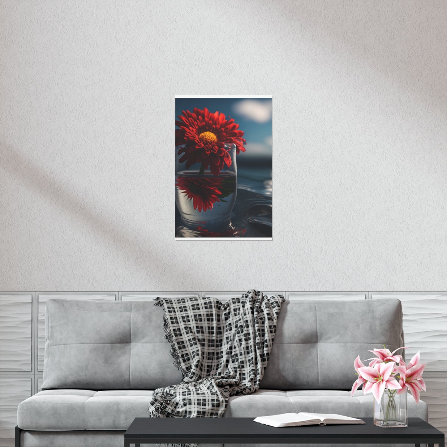 Premium Matte Vertical Posters Chrysanthemum 3