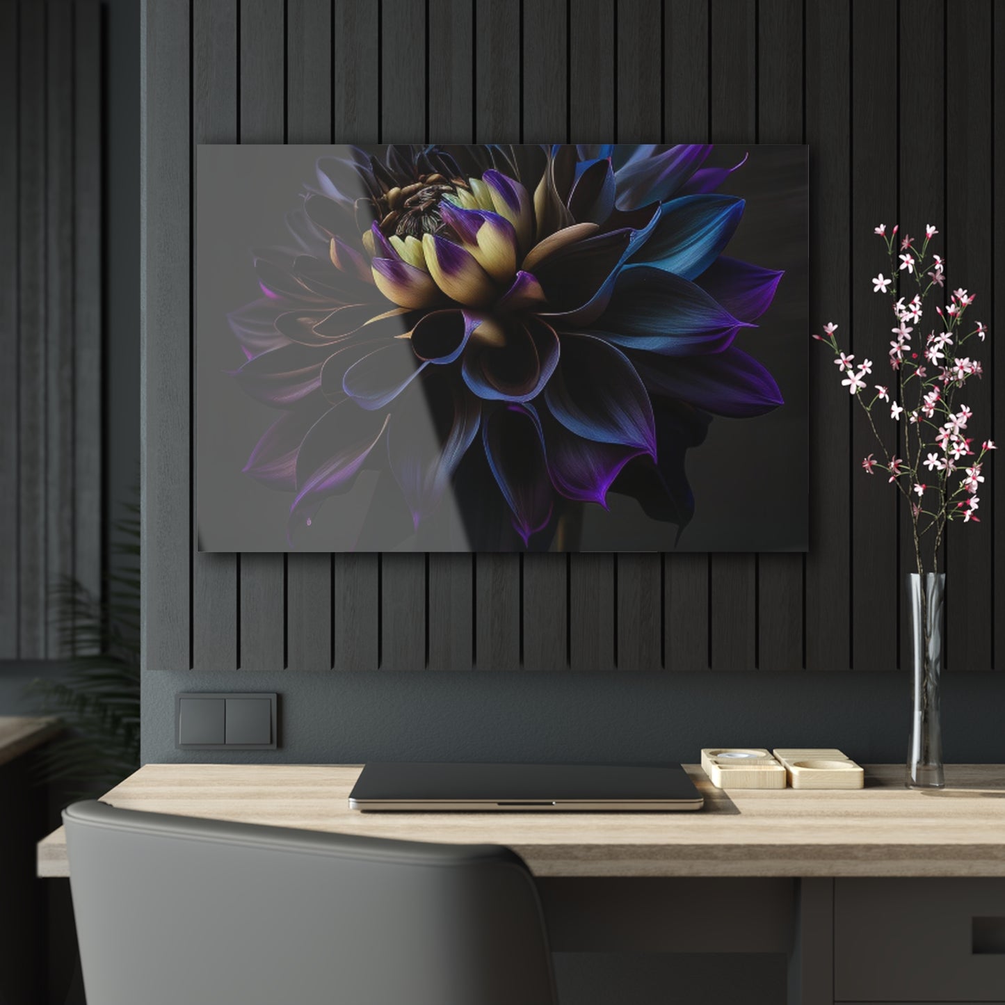 Acrylic Prints Dahlia Purple 1