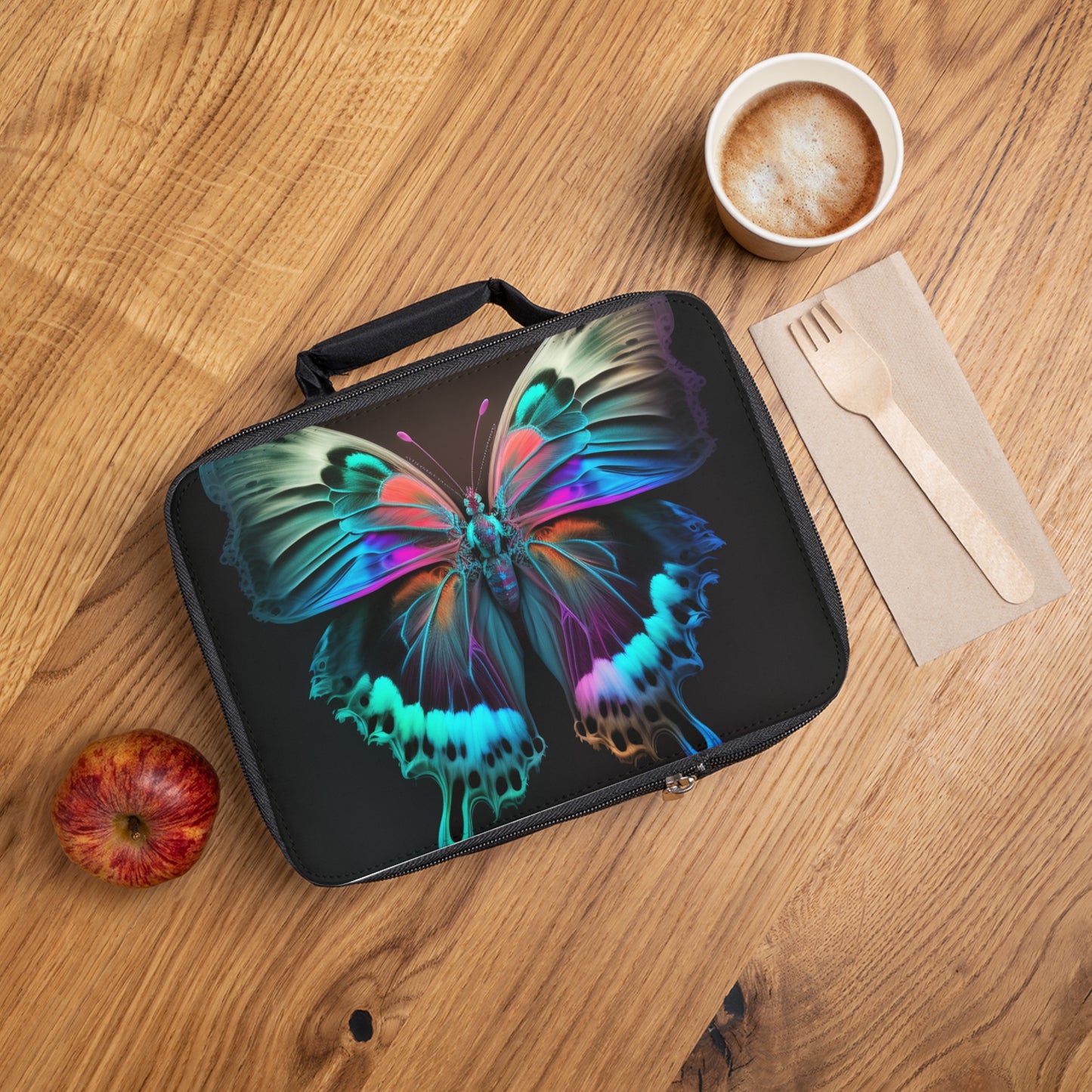 Lunch Bag Raw Hyper Color Butterfly 2