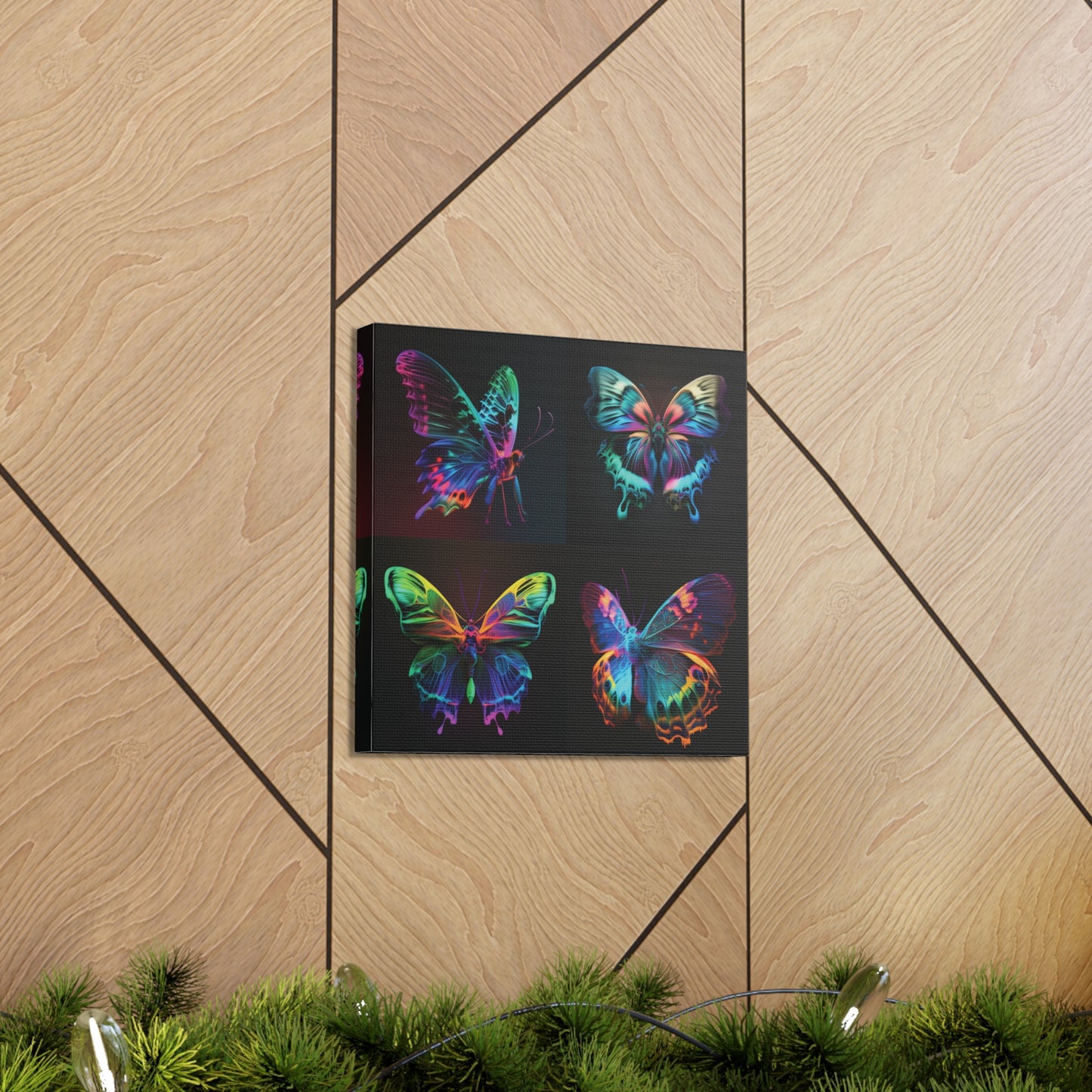 Canvas Gallery Wraps Raw Hyper Color Butterfly 5