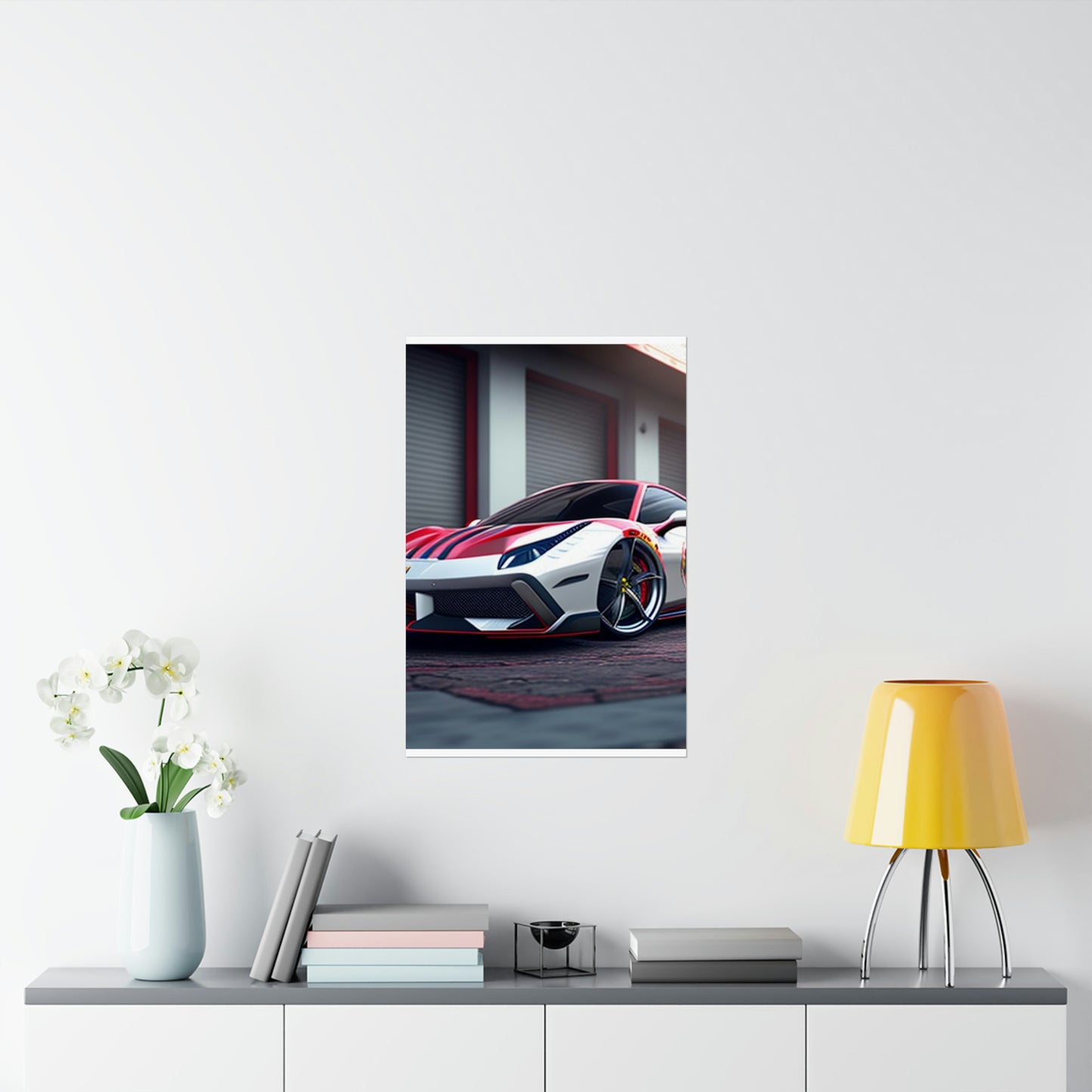 Premium Matte Vertical Posters Ferrari Hyper 3