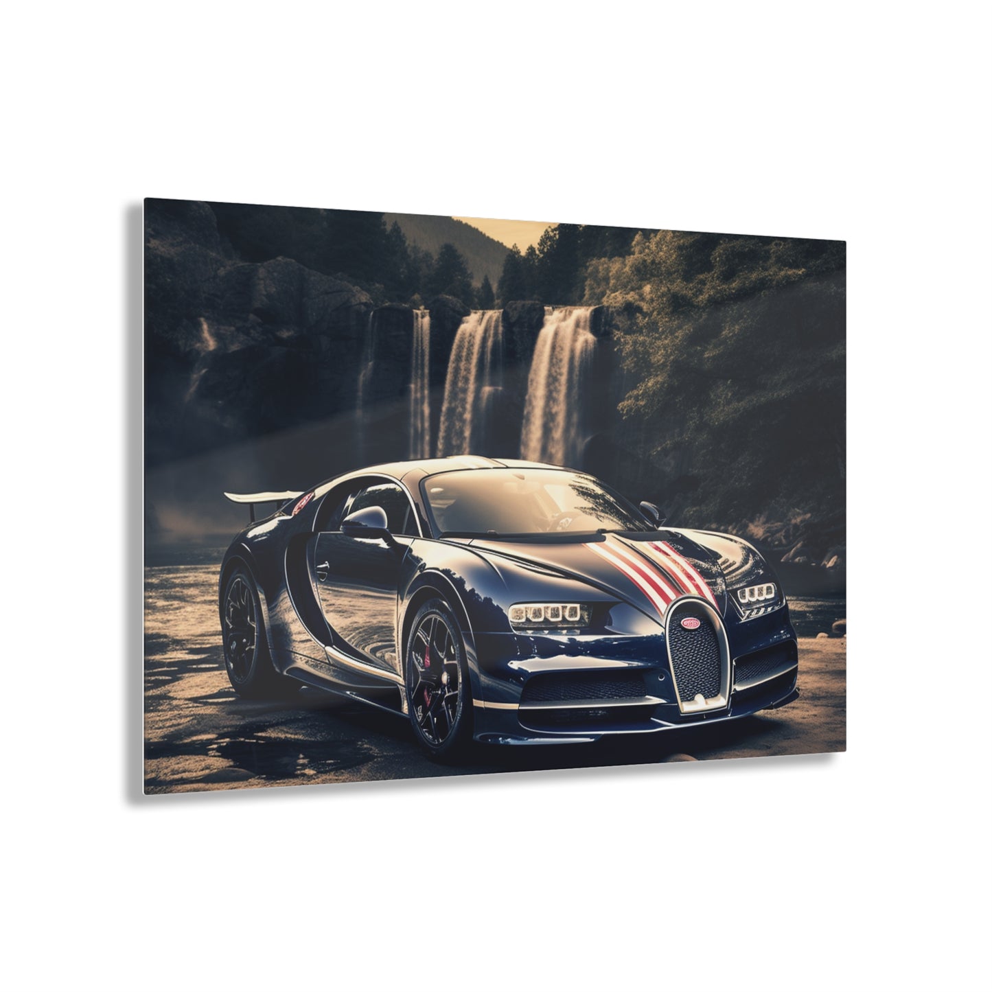 Acrylic Prints Bugatti Waterfall 2