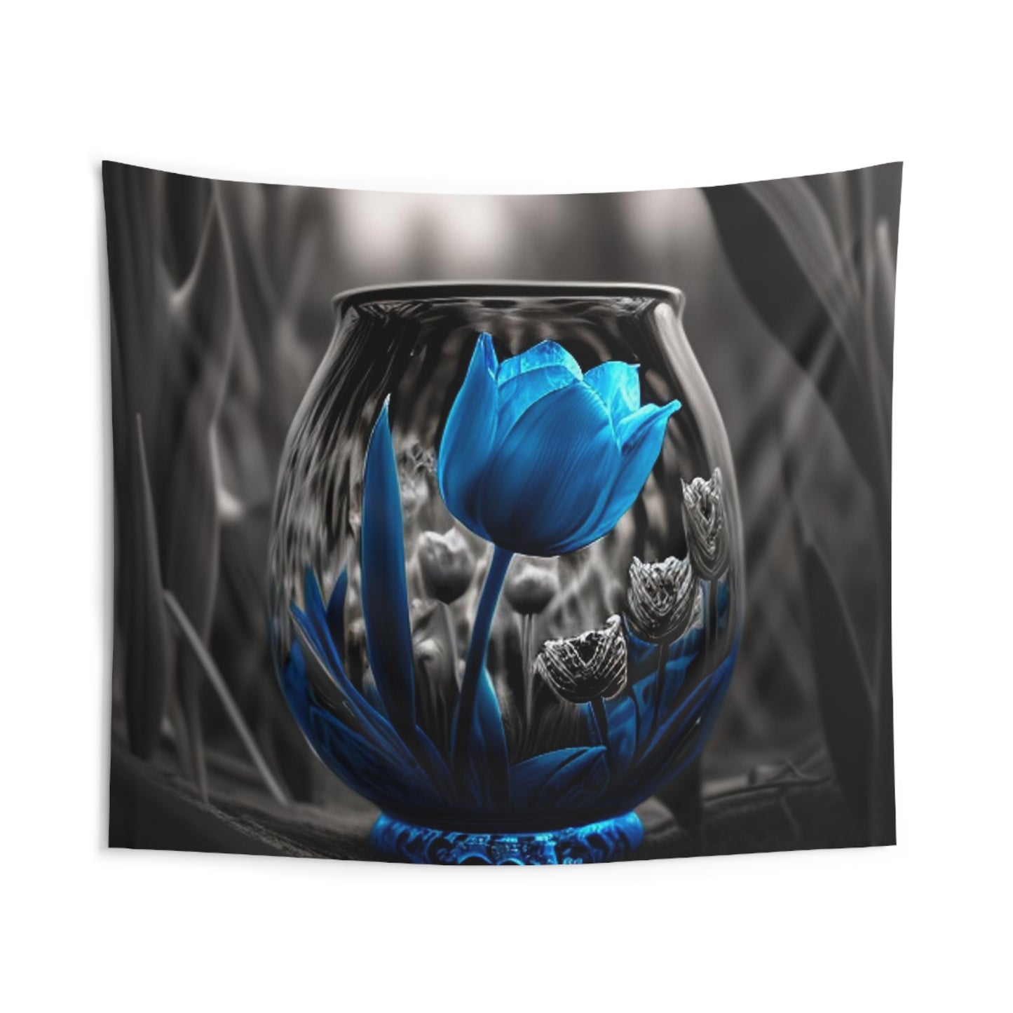 Indoor Wall Tapestries Tulip Blue 4