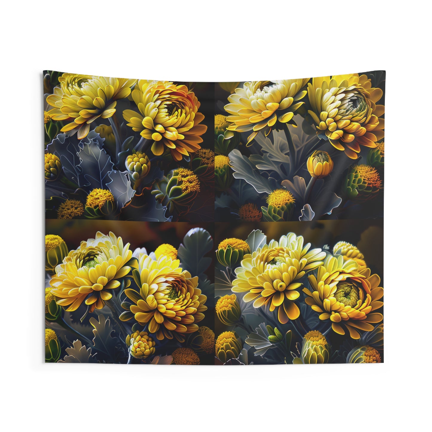 Indoor Wall Tapestries Yellow Hermosas Flores Amarillas 5