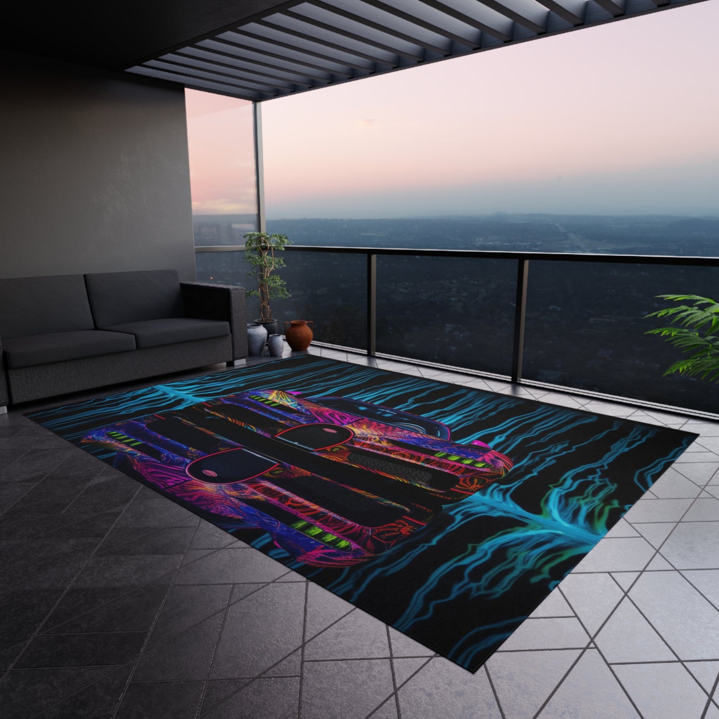 Outdoor Rug  Bugatti Water 3