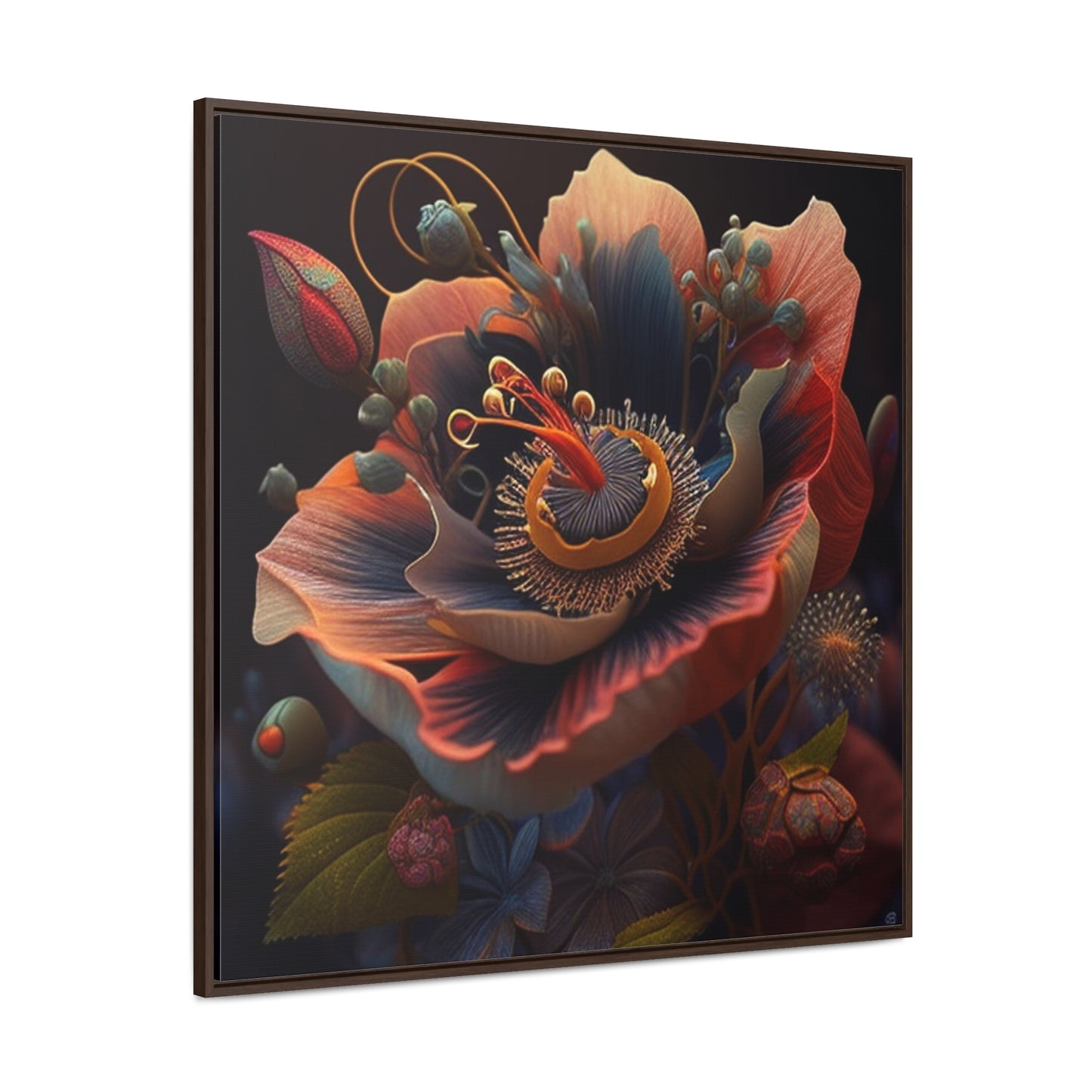 Gallery Canvas Wraps, Square Frame Flower Arangment 3