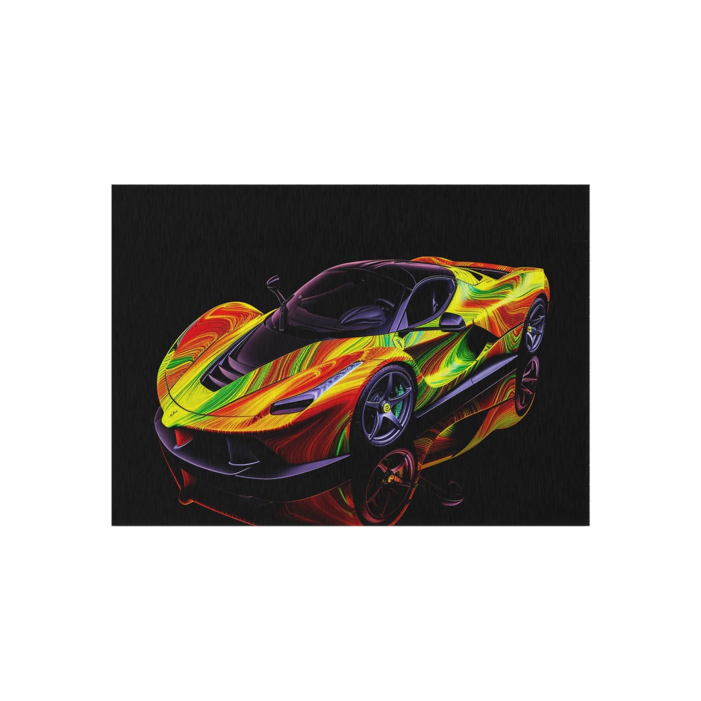 Outdoor Rug  Ferrari Neon 4