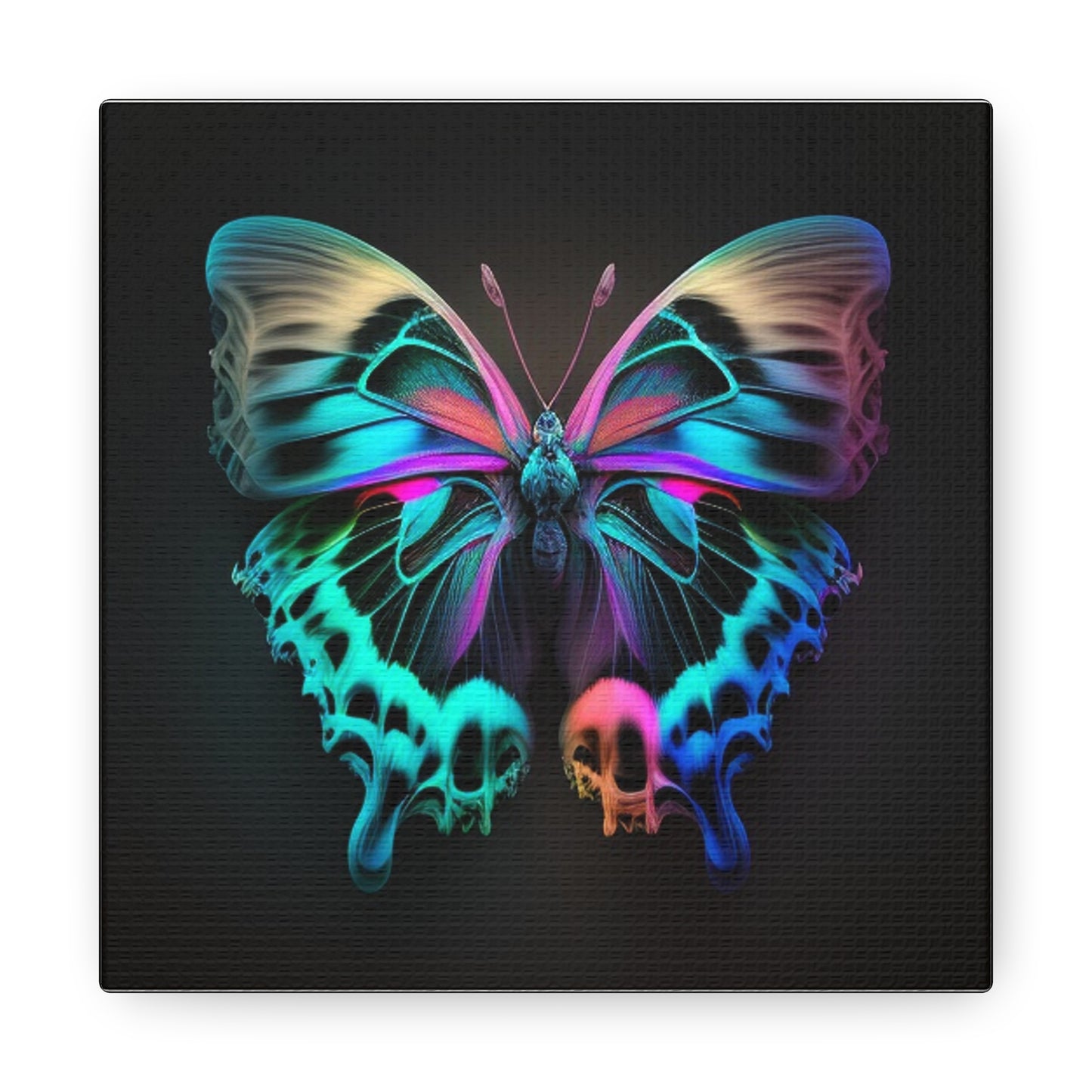Canvas Gallery Wraps Neon Butterfly Fusion 2