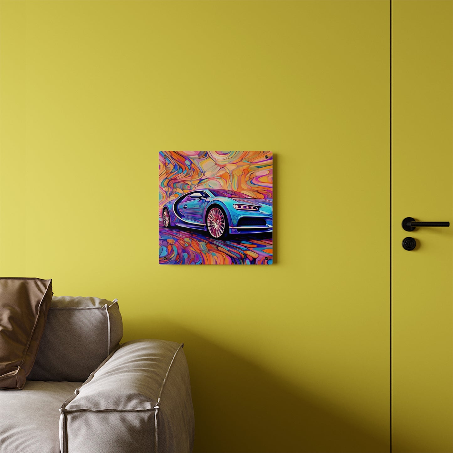 Acrylic Wall Art Panels Bugatti Abstract Concept 3