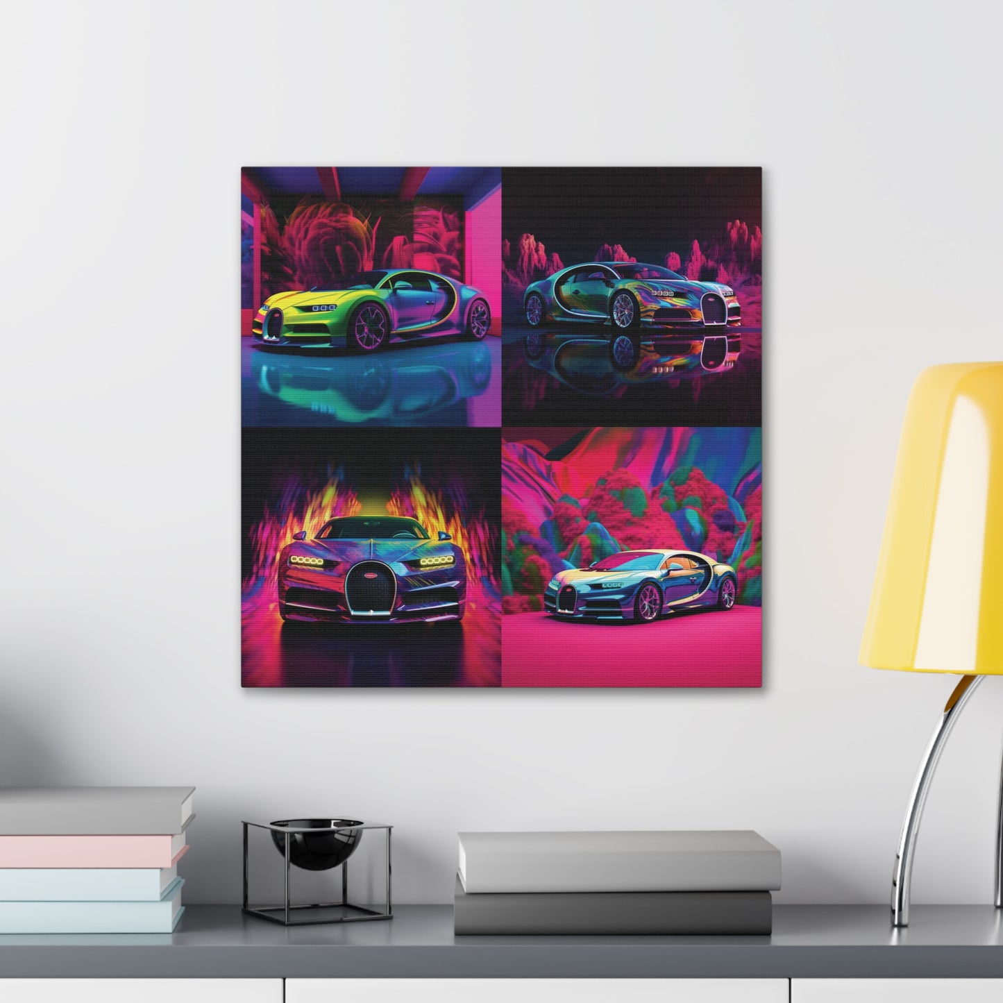 Canvas Gallery Wraps Florescent Bugatti Flair 5