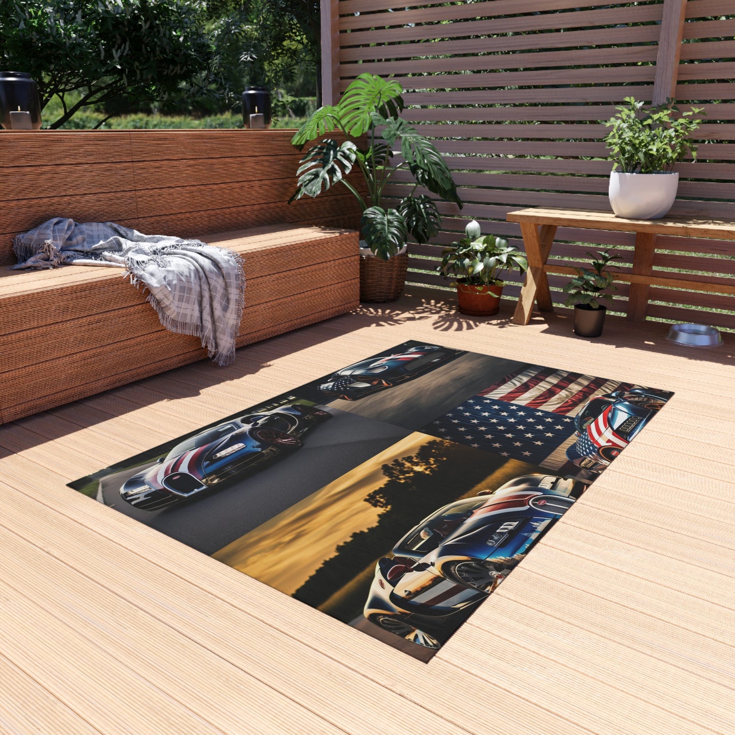 Outdoor Rug  Bugatti Flag American 5