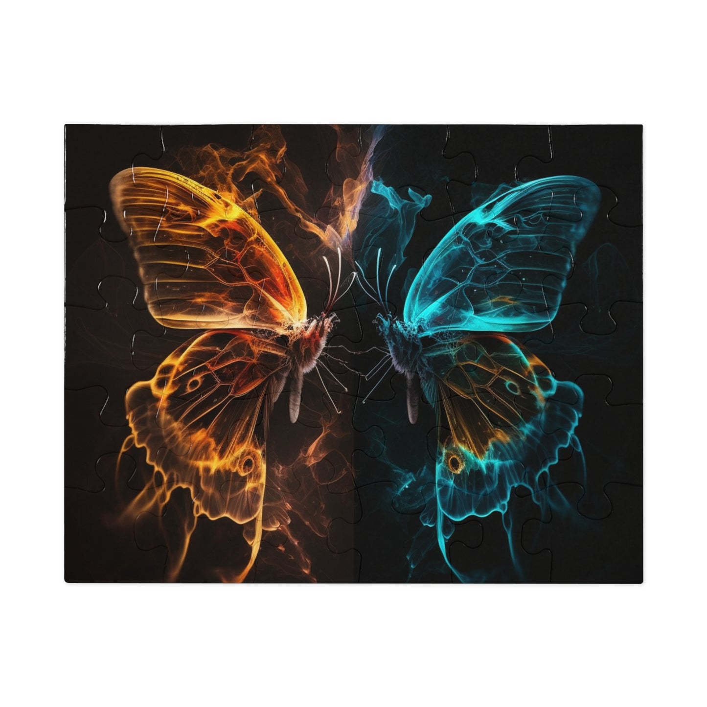 Jigsaw Puzzle (30, 110, 252, 500,1000-Piece) Kiss Neon Butterfly 6