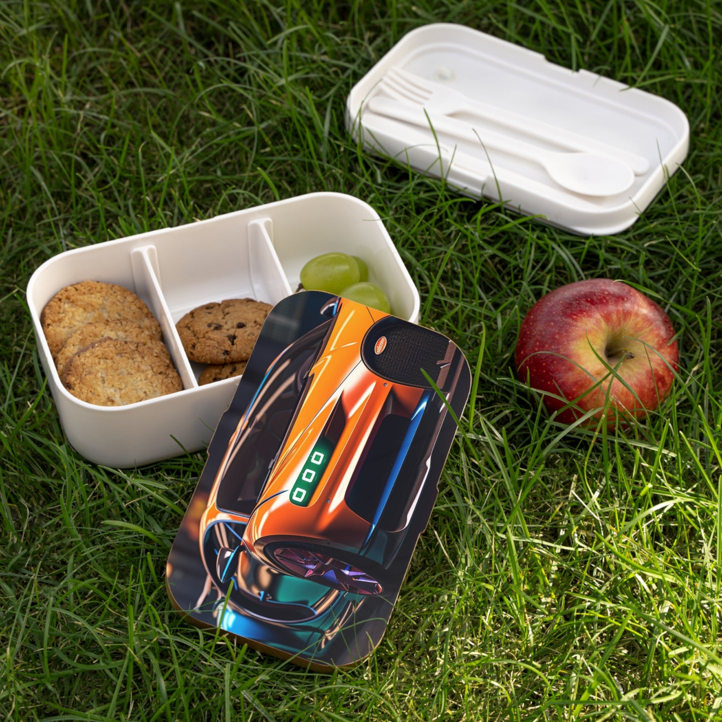 Bento Lunch Box Hyper Bugatti Neon Chiron 1