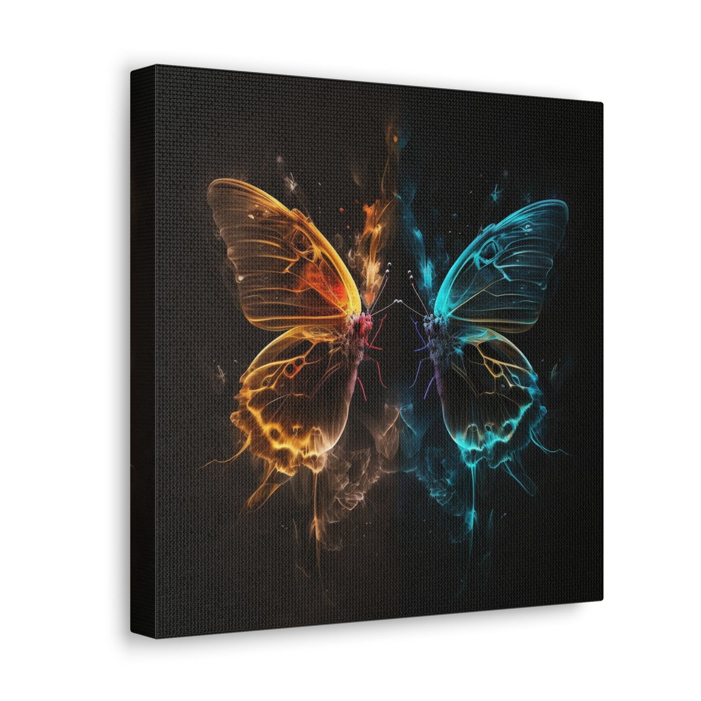 Canvas Gallery Wraps Kiss Neon Butterfly 7