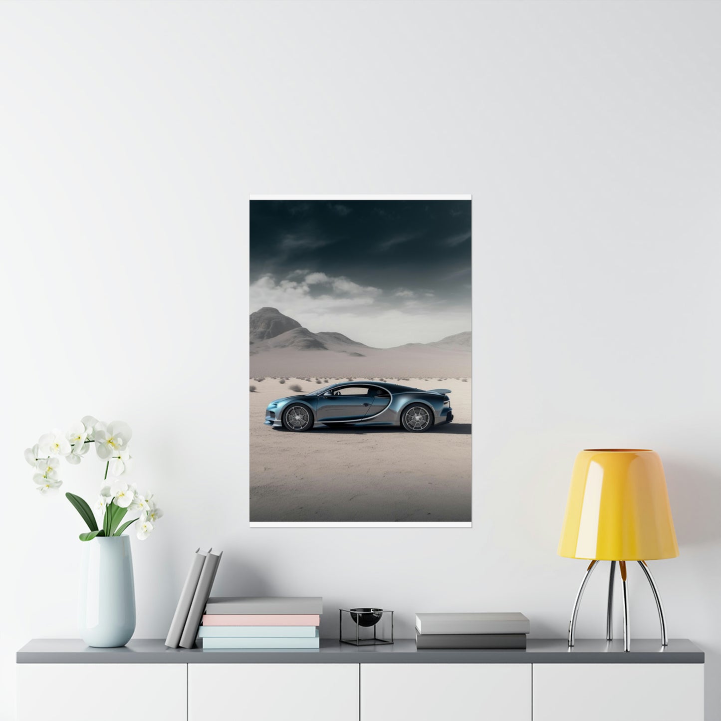 Premium Matte Vertical Posters Bugatti Real Look 1