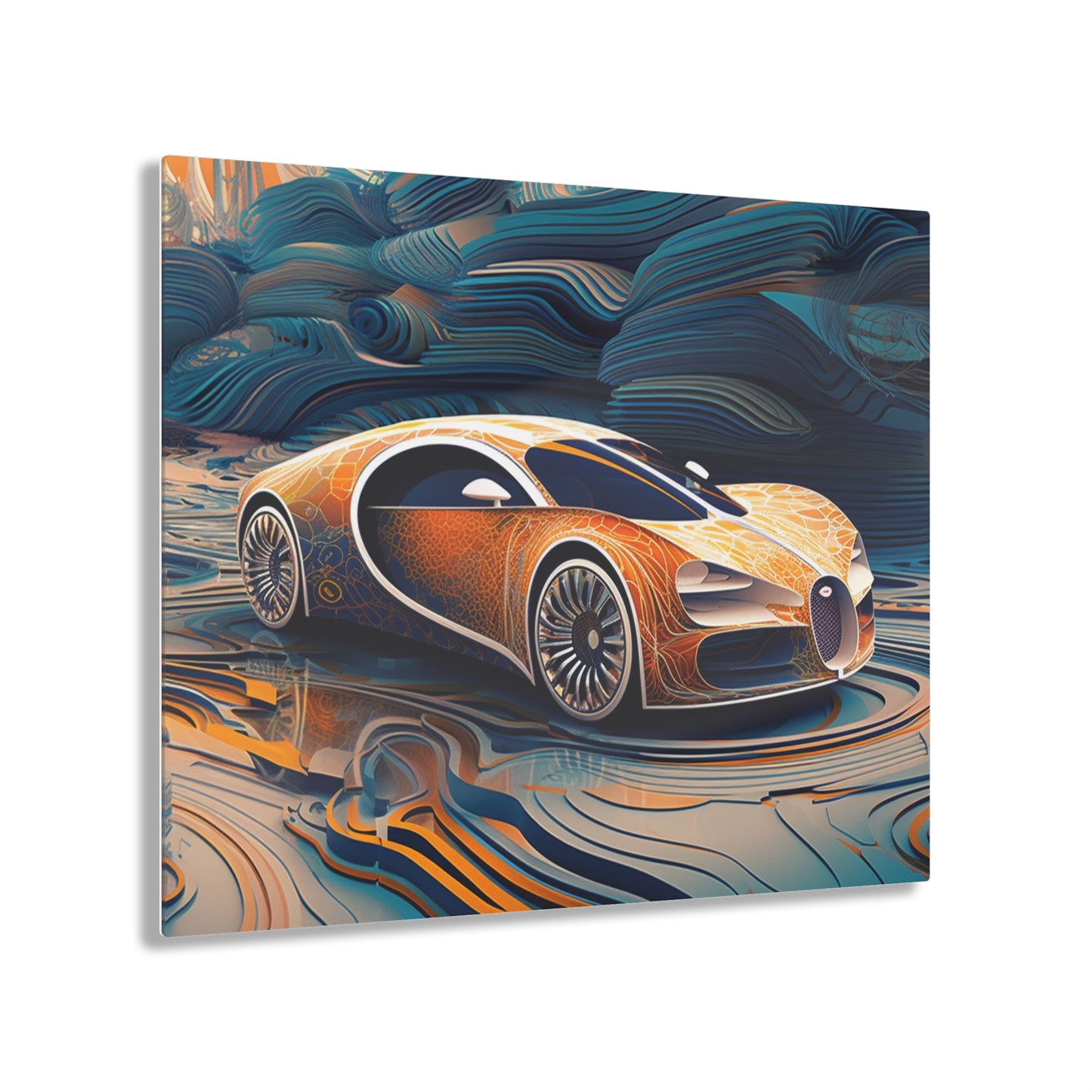 Acrylic Prints Bugatti Abstract Flair 1