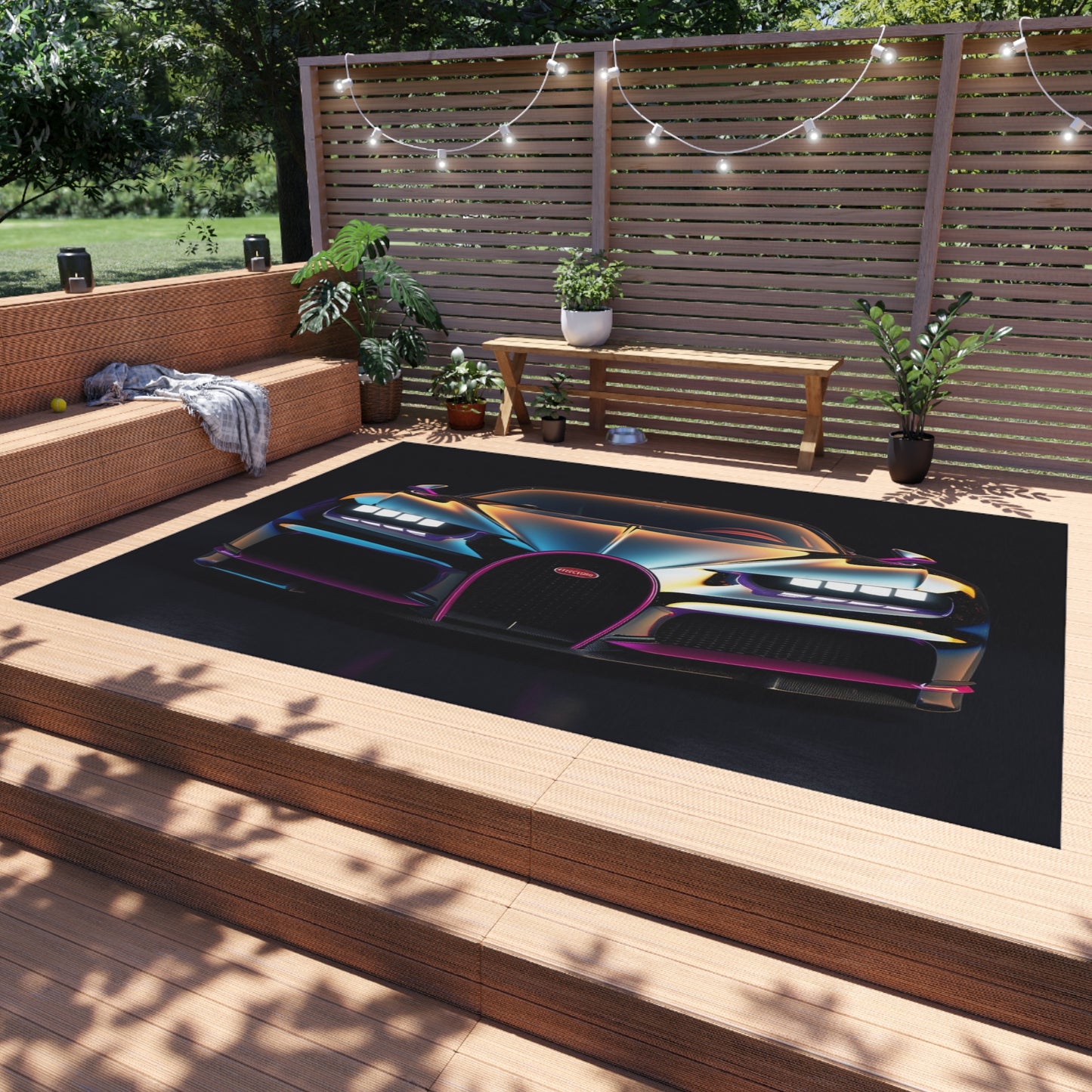 Outdoor Rug  Hyper Bugatti Chiron 1