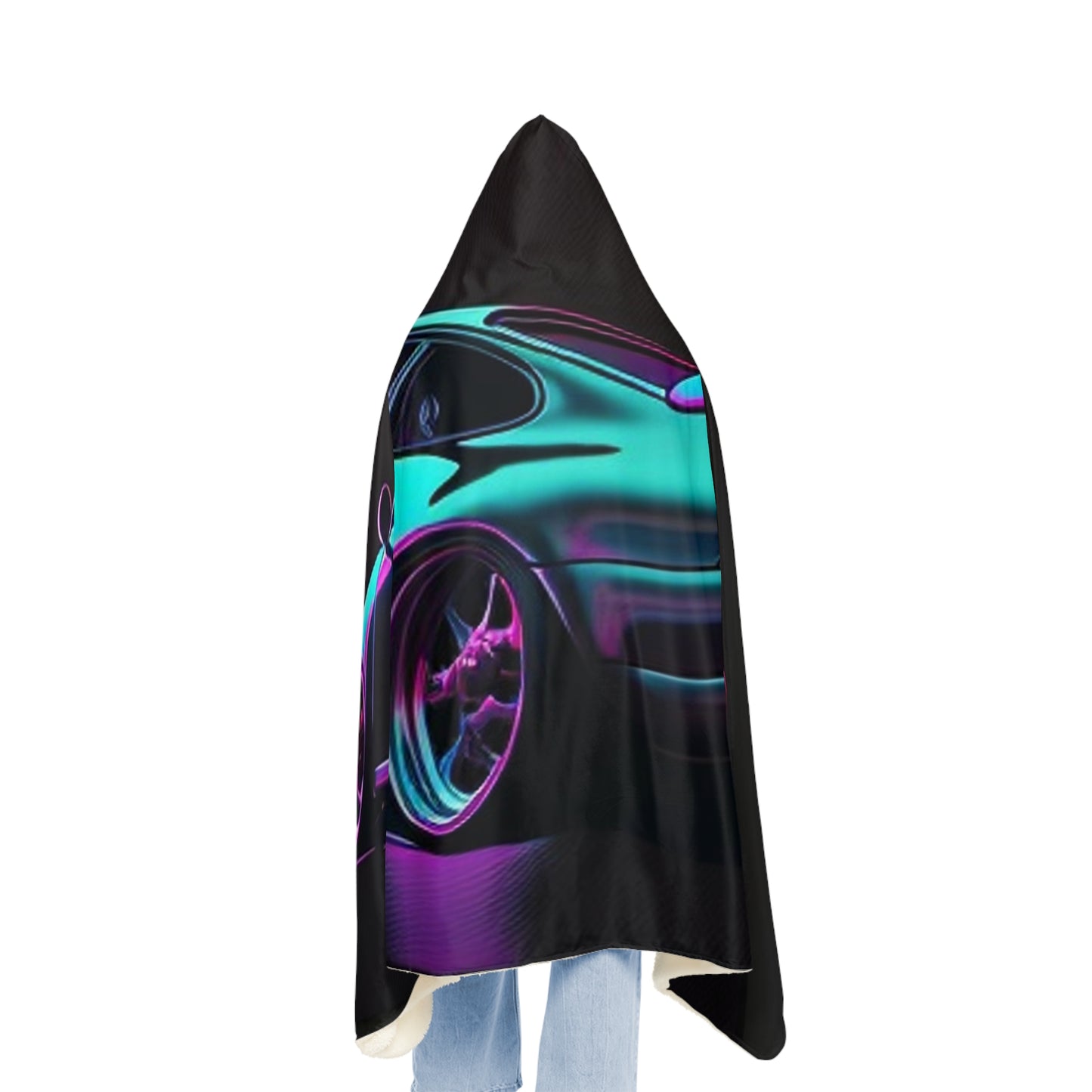 Snuggle Hooded Blanket Porsche Purple 2