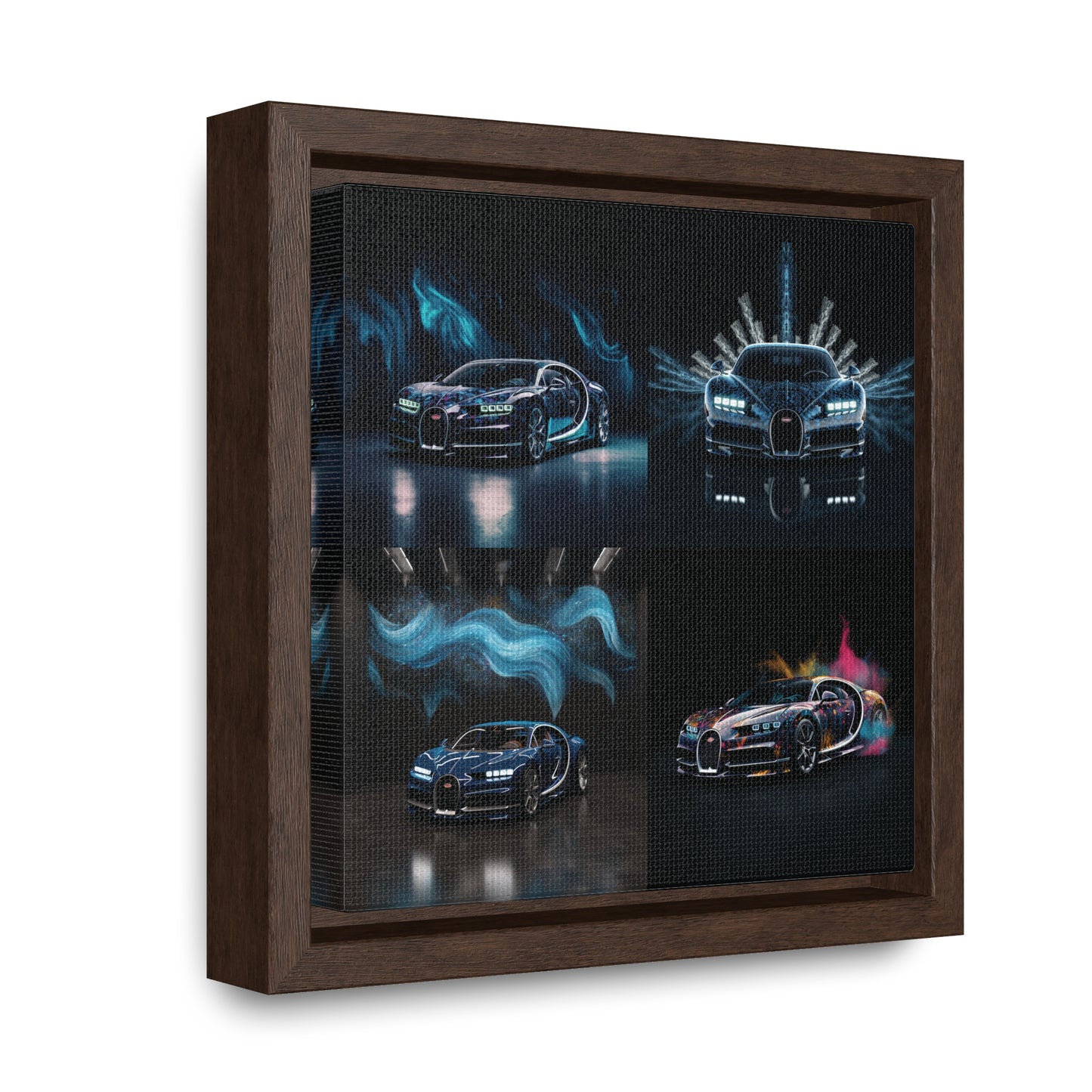 Gallery Canvas Wraps, Square Frame Hyper Bugatti 5