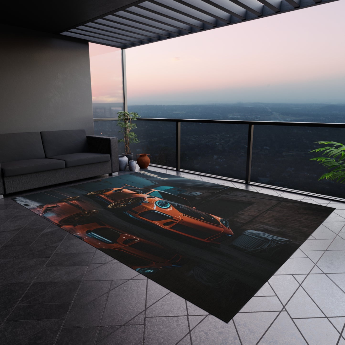 Outdoor Rug  Porsche Color 1