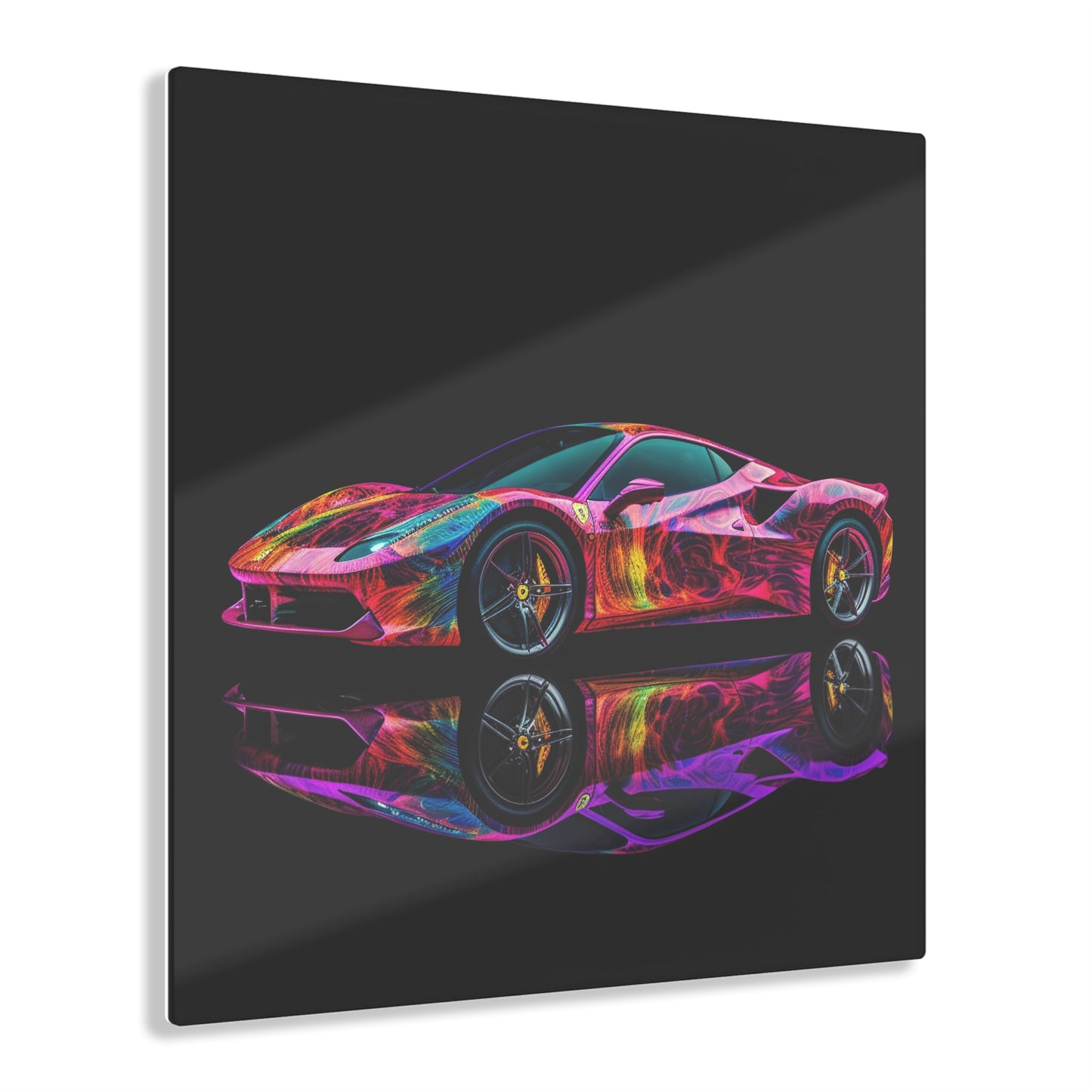 Acrylic Prints Ferrari Color 4