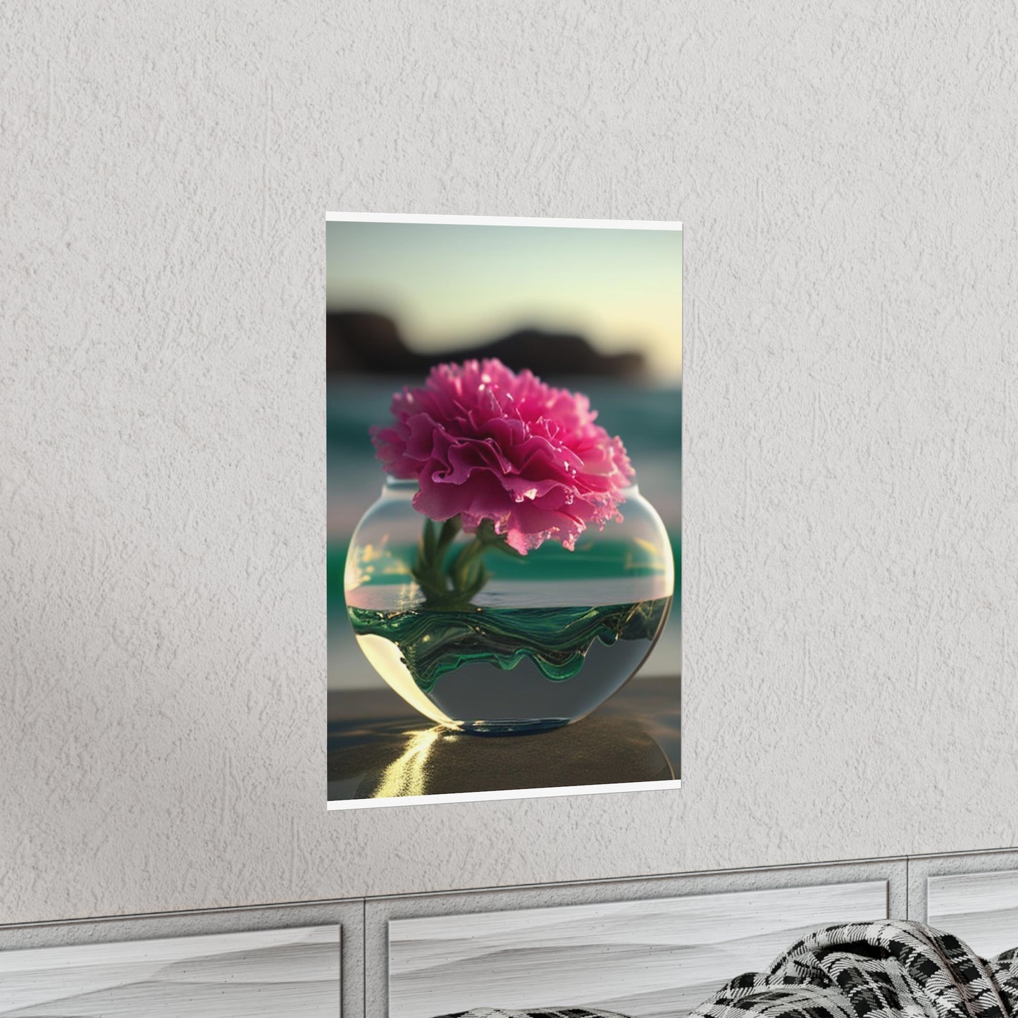 Premium Matte Vertical Posters Carnation 3