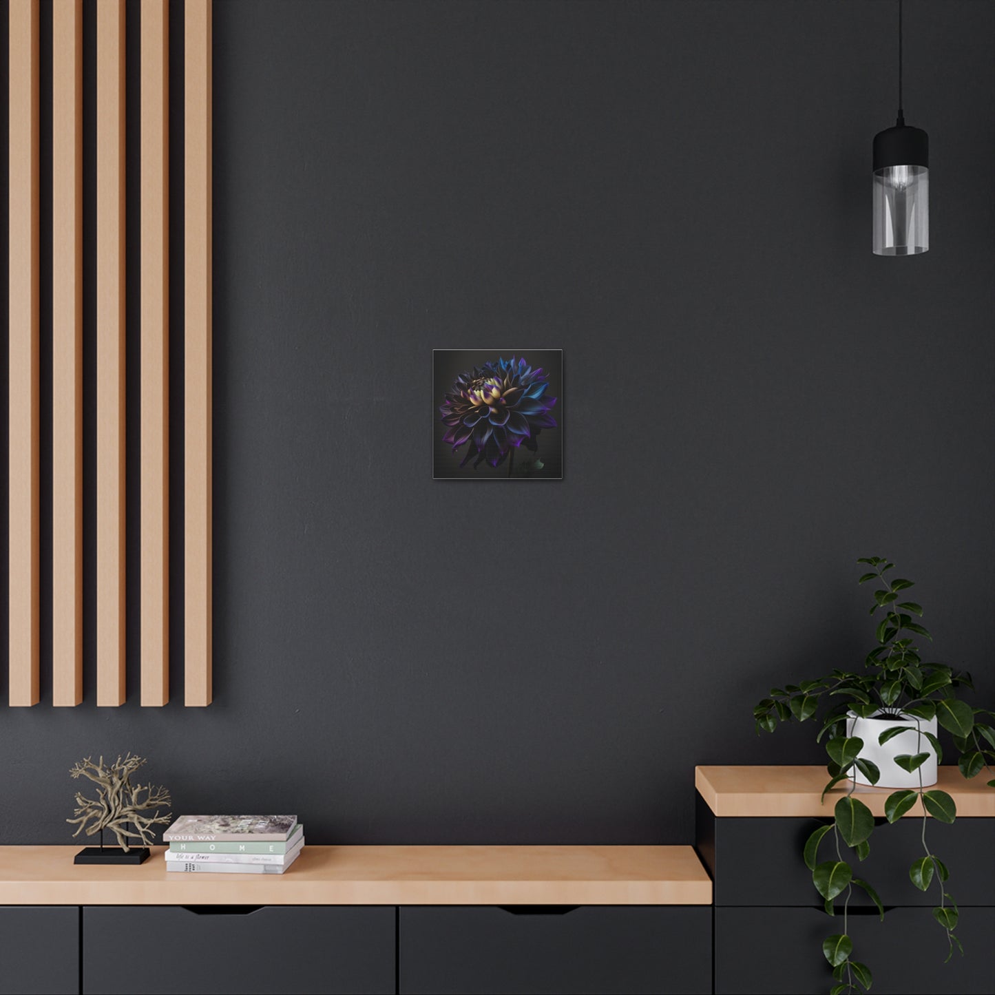 Canvas Gallery Wraps Dahlia Purple 1
