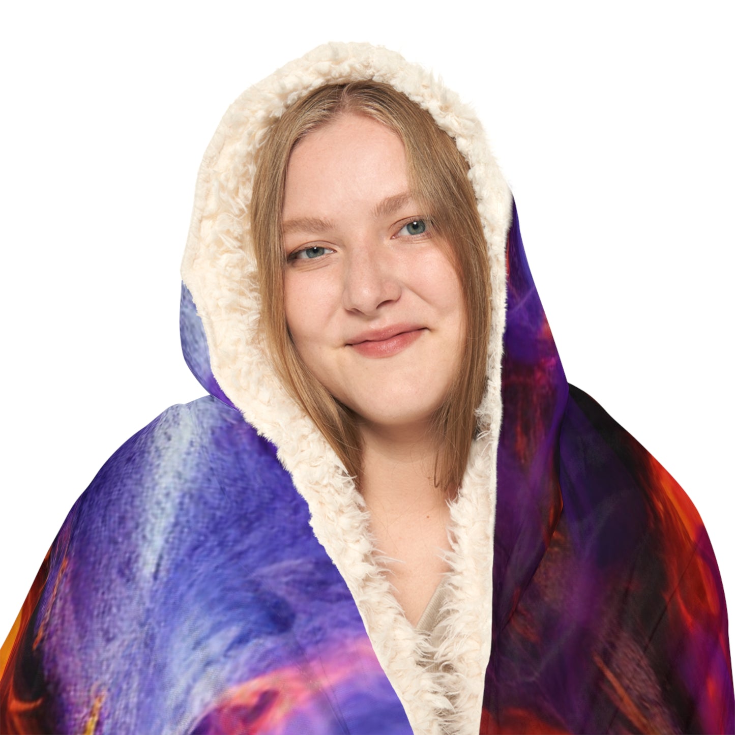 Snuggle Hooded Blanket Macro Skull 1