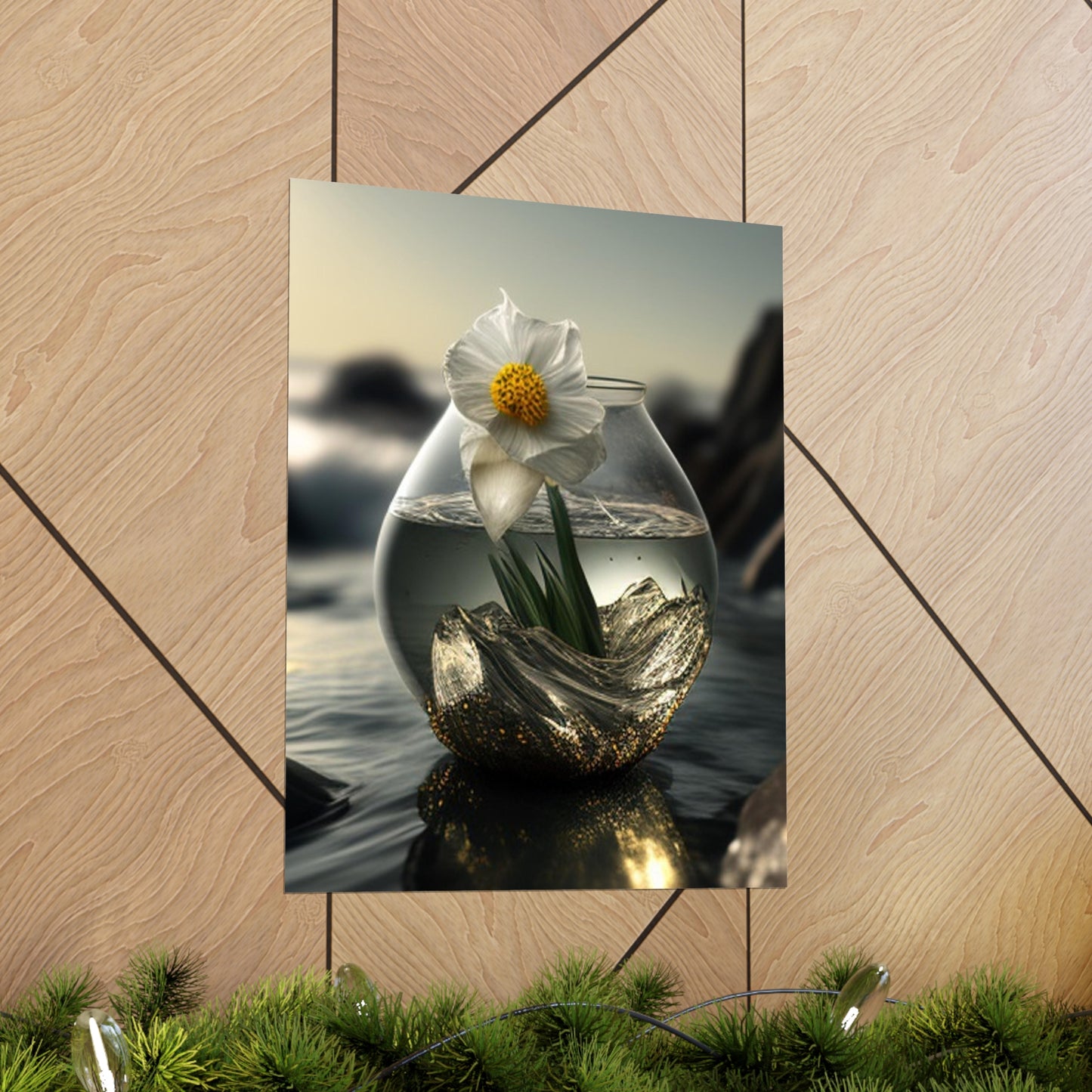 Premium Matte Vertical Posters Daffodil 1