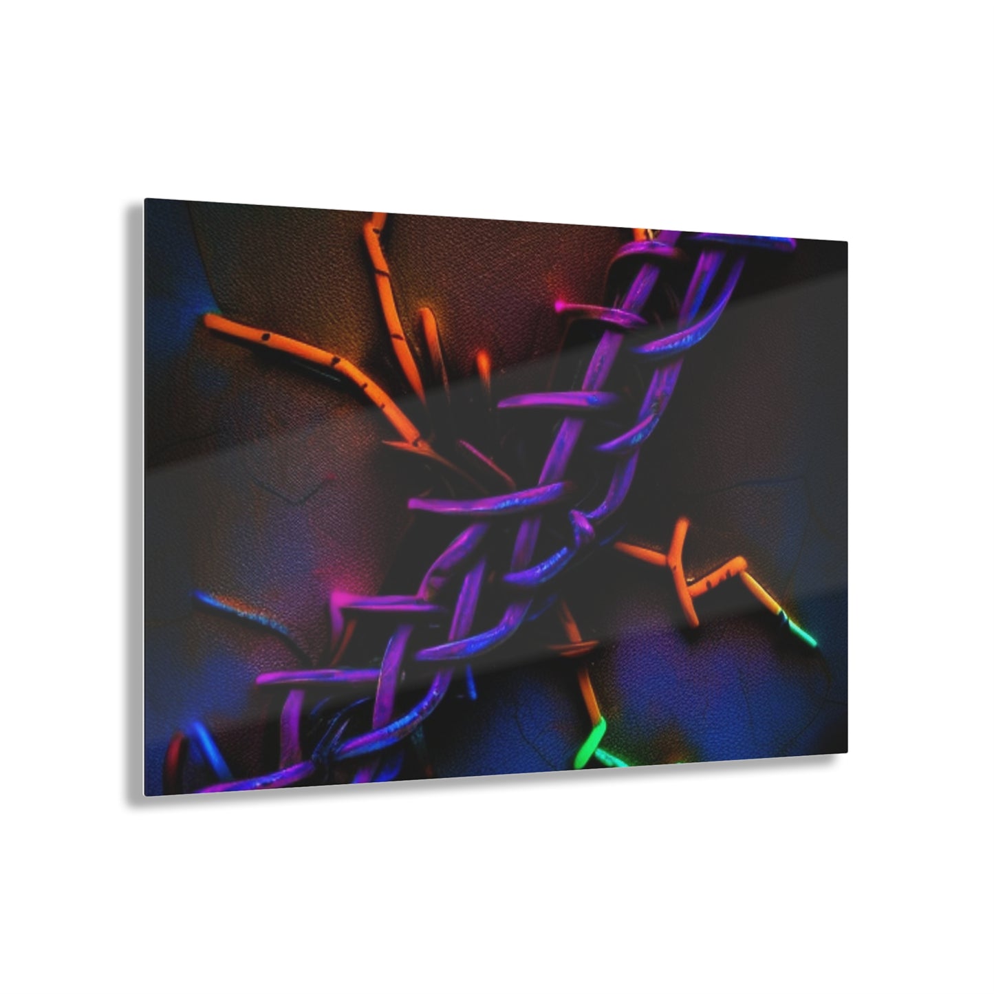 Acrylic Prints Macro Neon Barbs 2