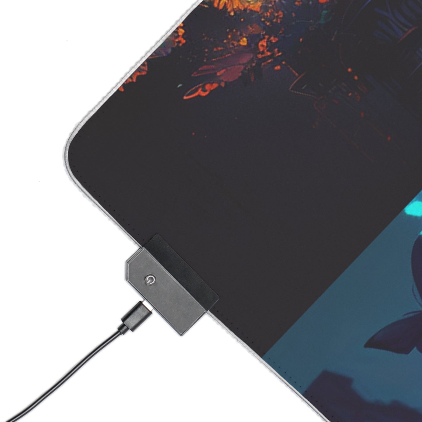 LED Gaming Mouse Pad Street Light Butterfly 5