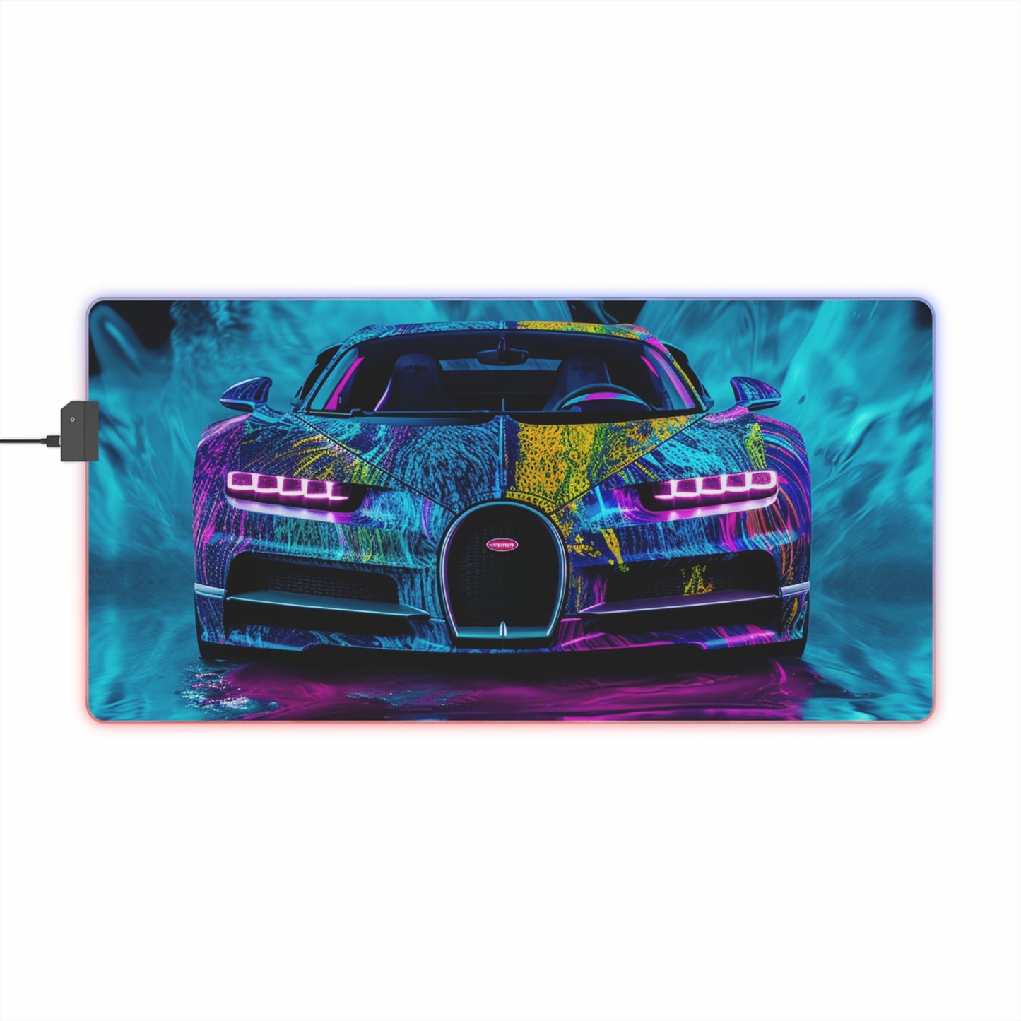 LED Gaming Mouse Pad Bugatti Water 2