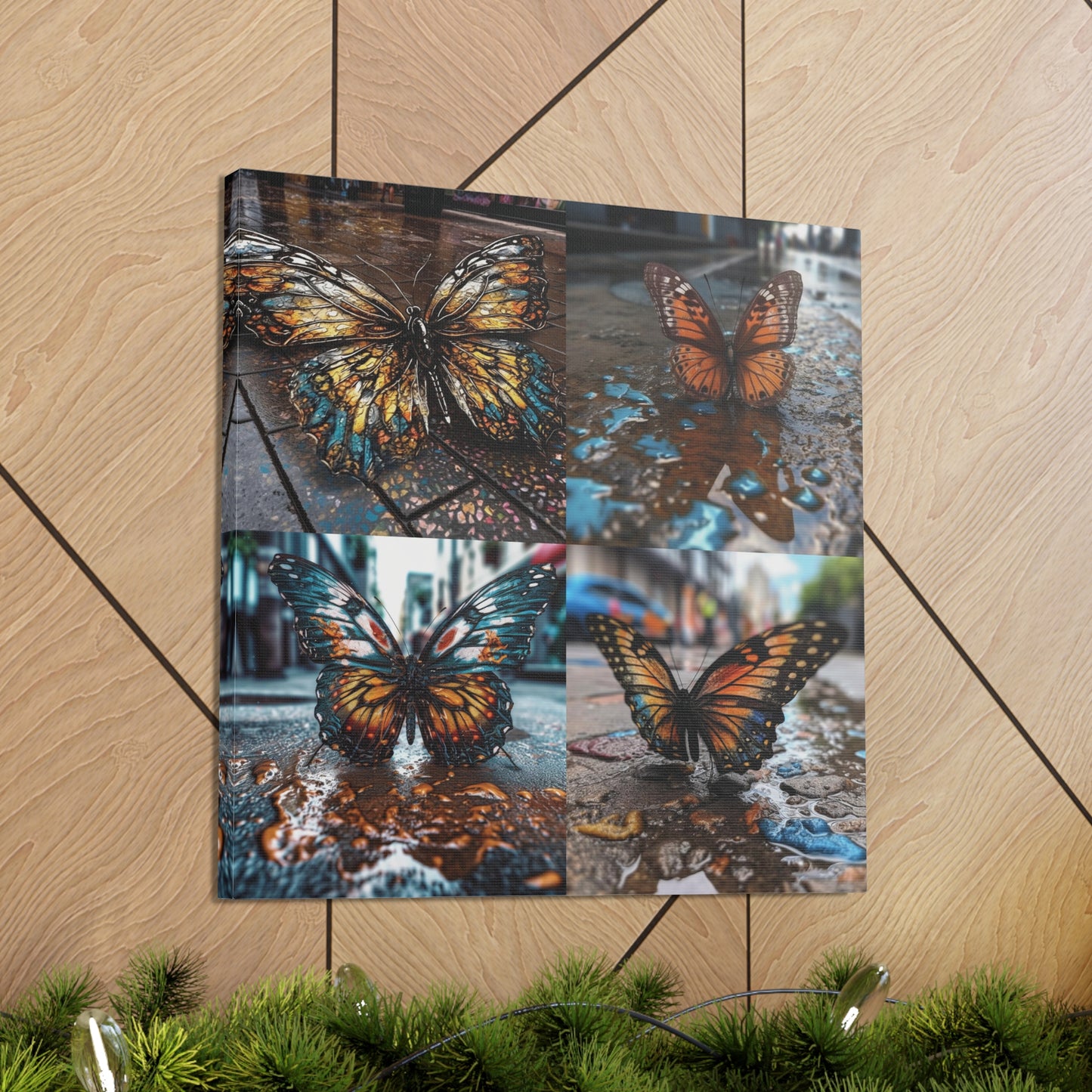 Canvas Gallery Wraps Water Butterfly Street 5