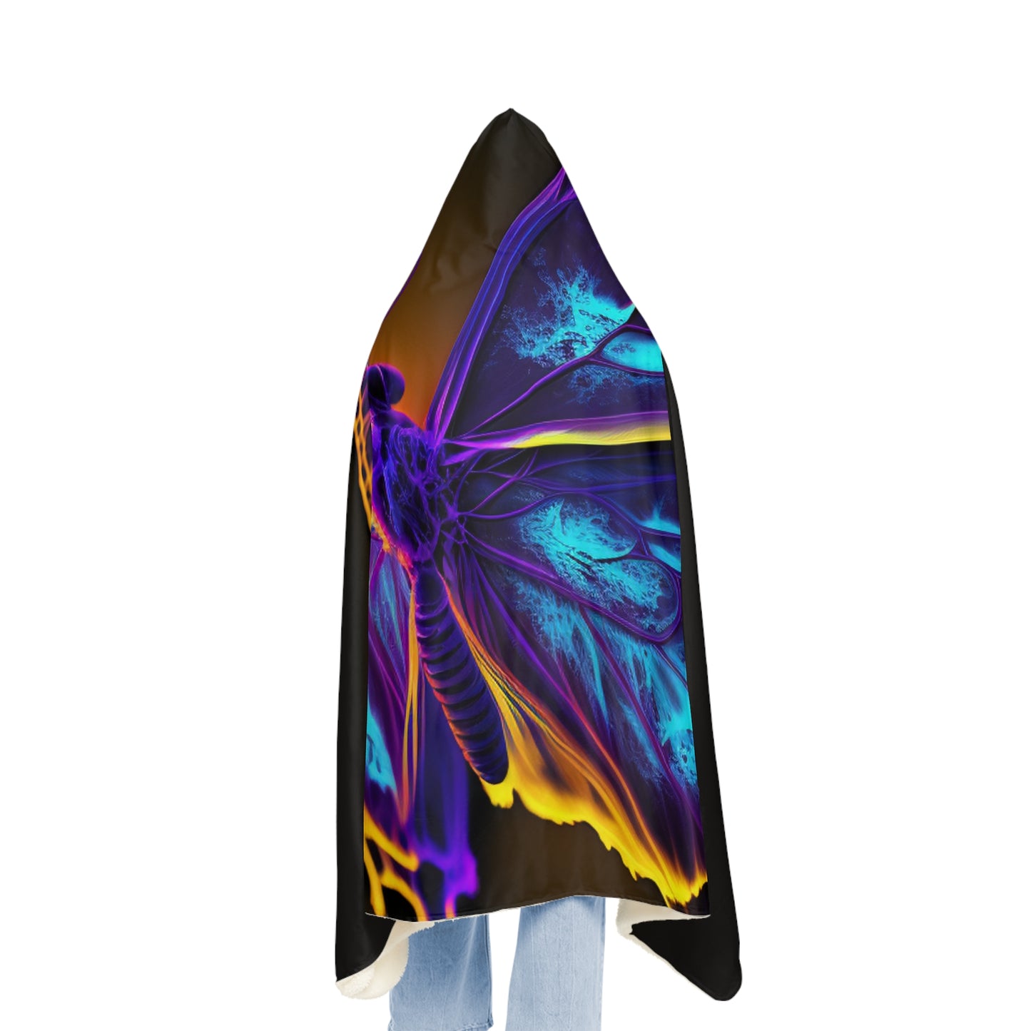Snuggle Hooded Blanket Thermal Butterfly 4