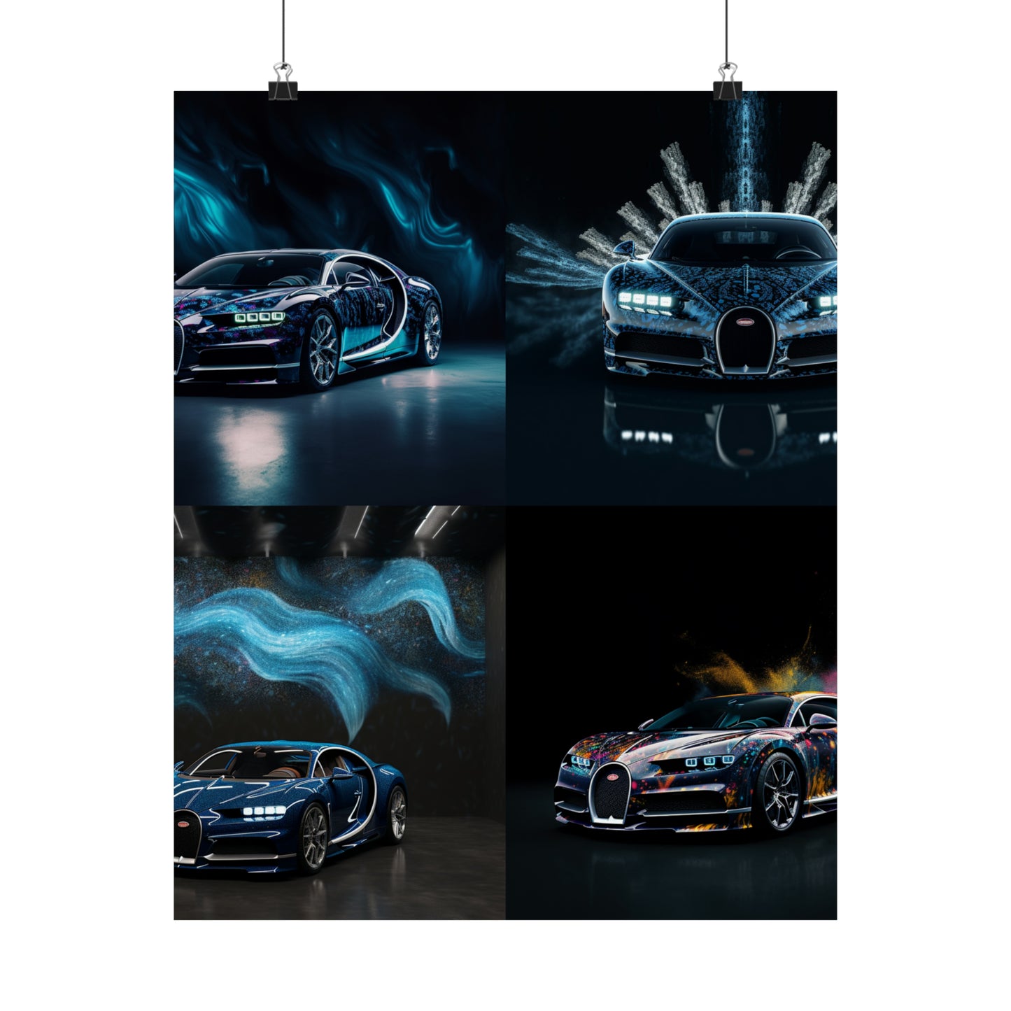 Premium Matte Vertical Posters Hyper Bugatti 5