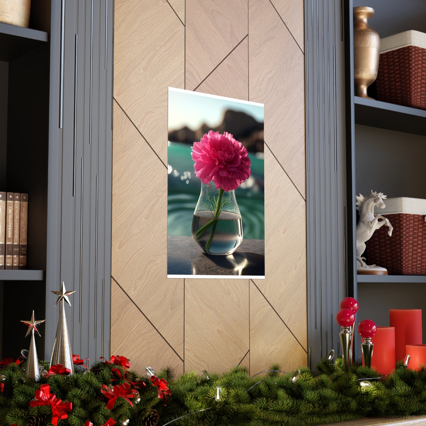 Premium Matte Vertical Posters Carnation 4