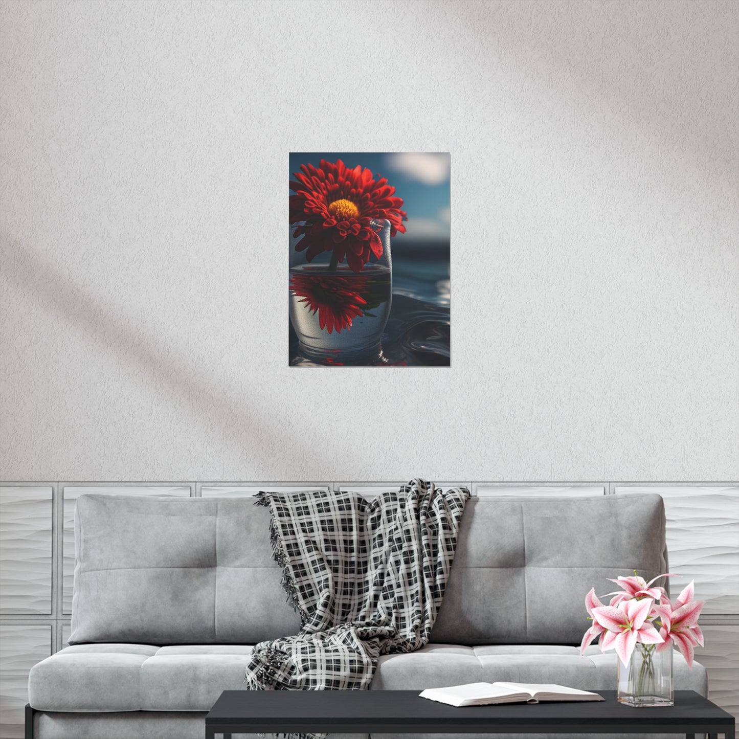 Premium Matte Vertical Posters Chrysanthemum 3