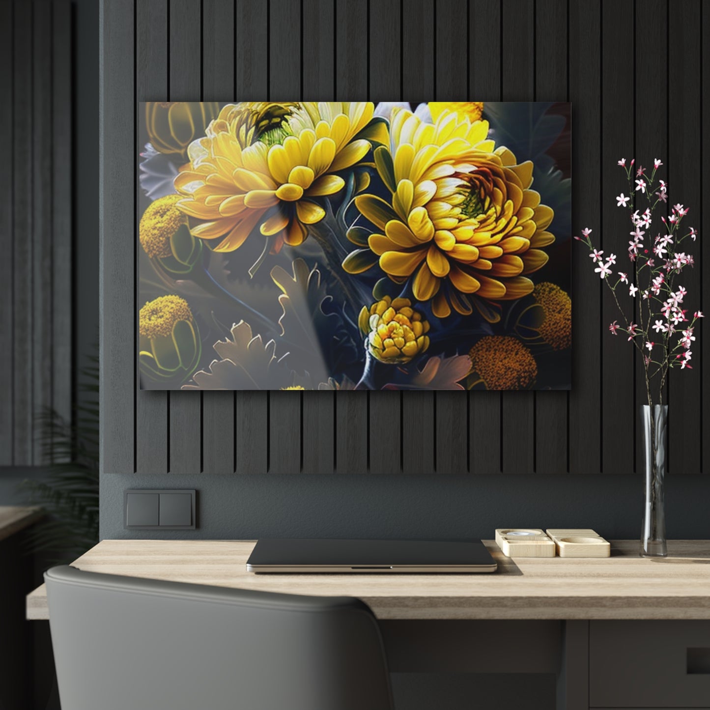 Acrylic Prints Yellow Hermosas Flores Amarillas 3