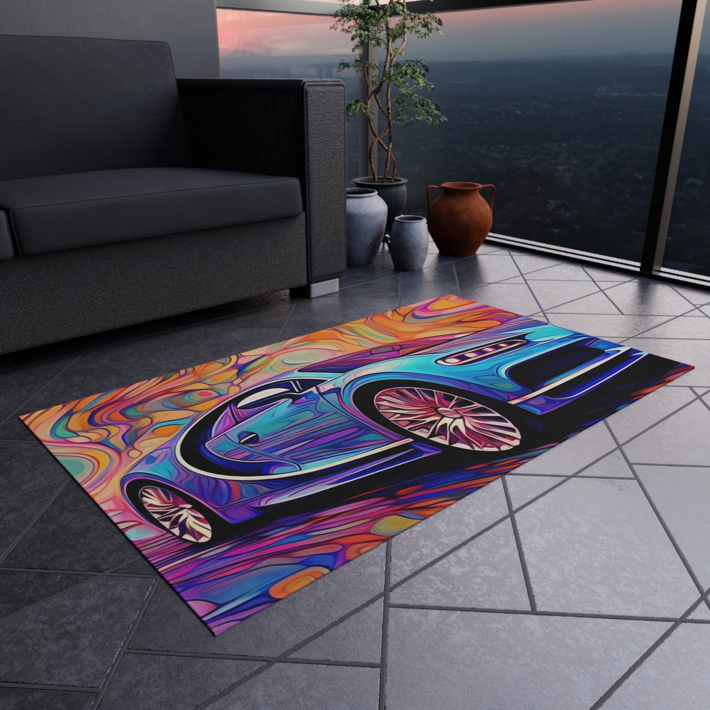 Outdoor Rug  Bugatti Abstract Concept 3