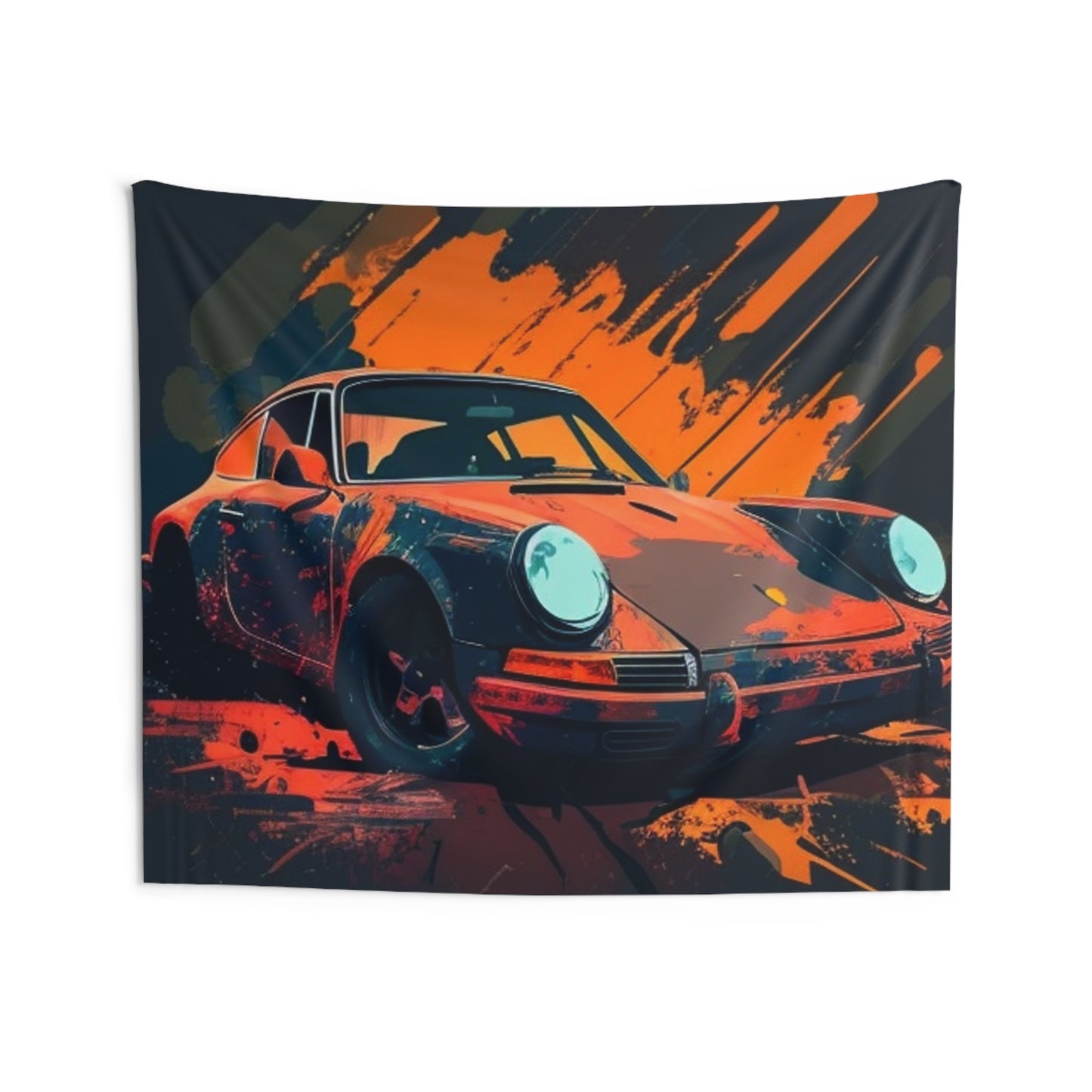 Indoor Wall Tapestries Porsche Abstract 3