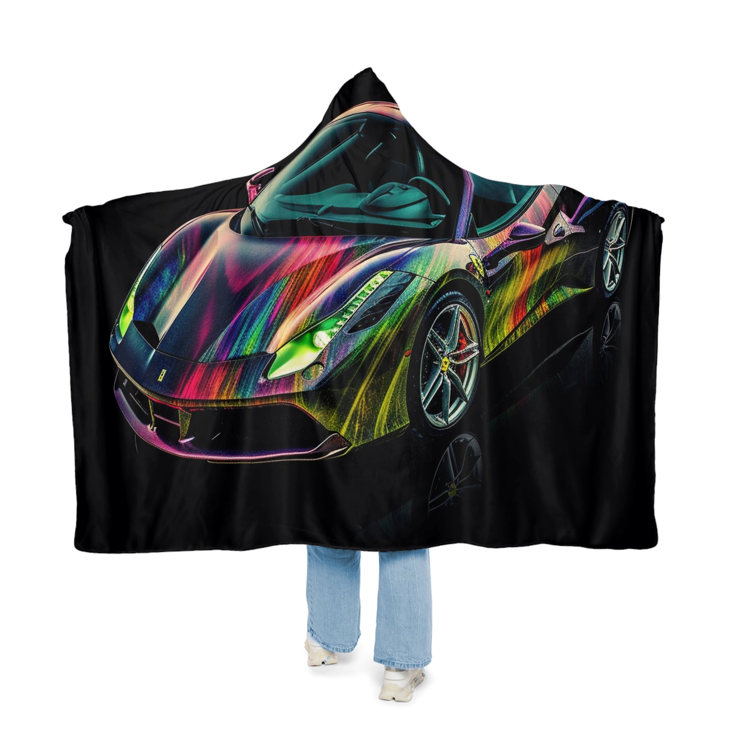 Snuggle Hooded Blanket Ferrari Color 3