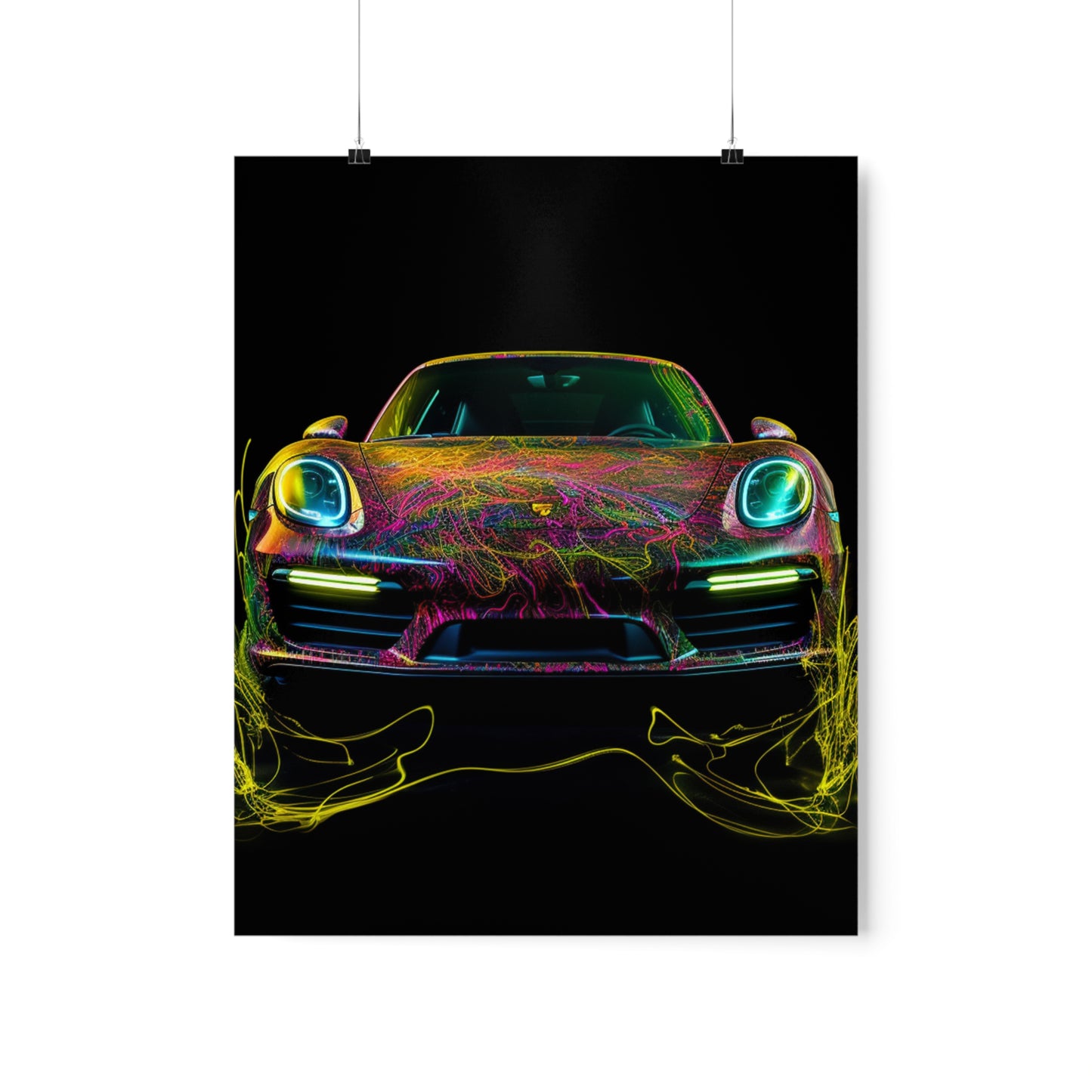 Premium Matte Vertical Posters Porsche Flair 2