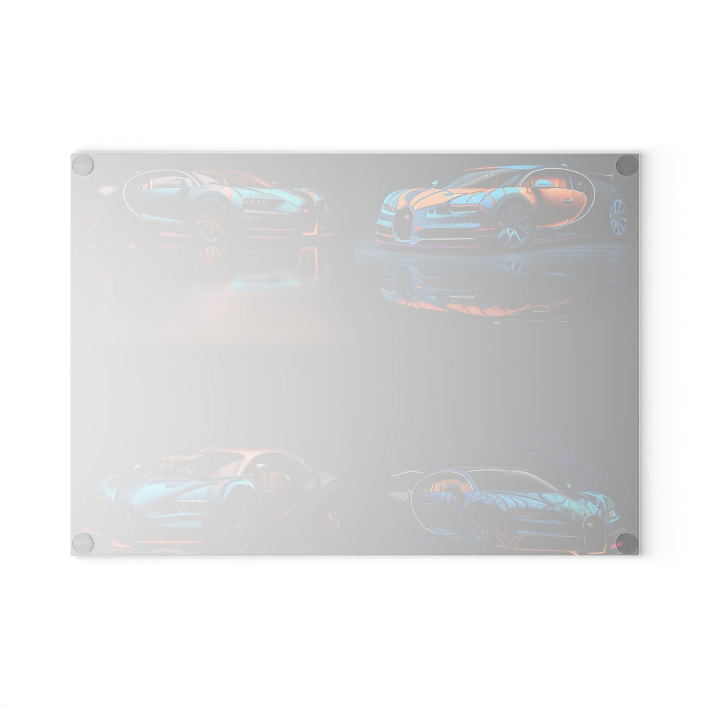 Glass Cutting Board Bugatti Blue 5