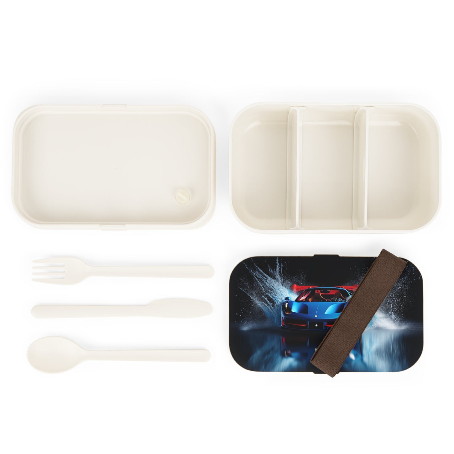 Bento Lunch Box Ferrari Water Splash 1