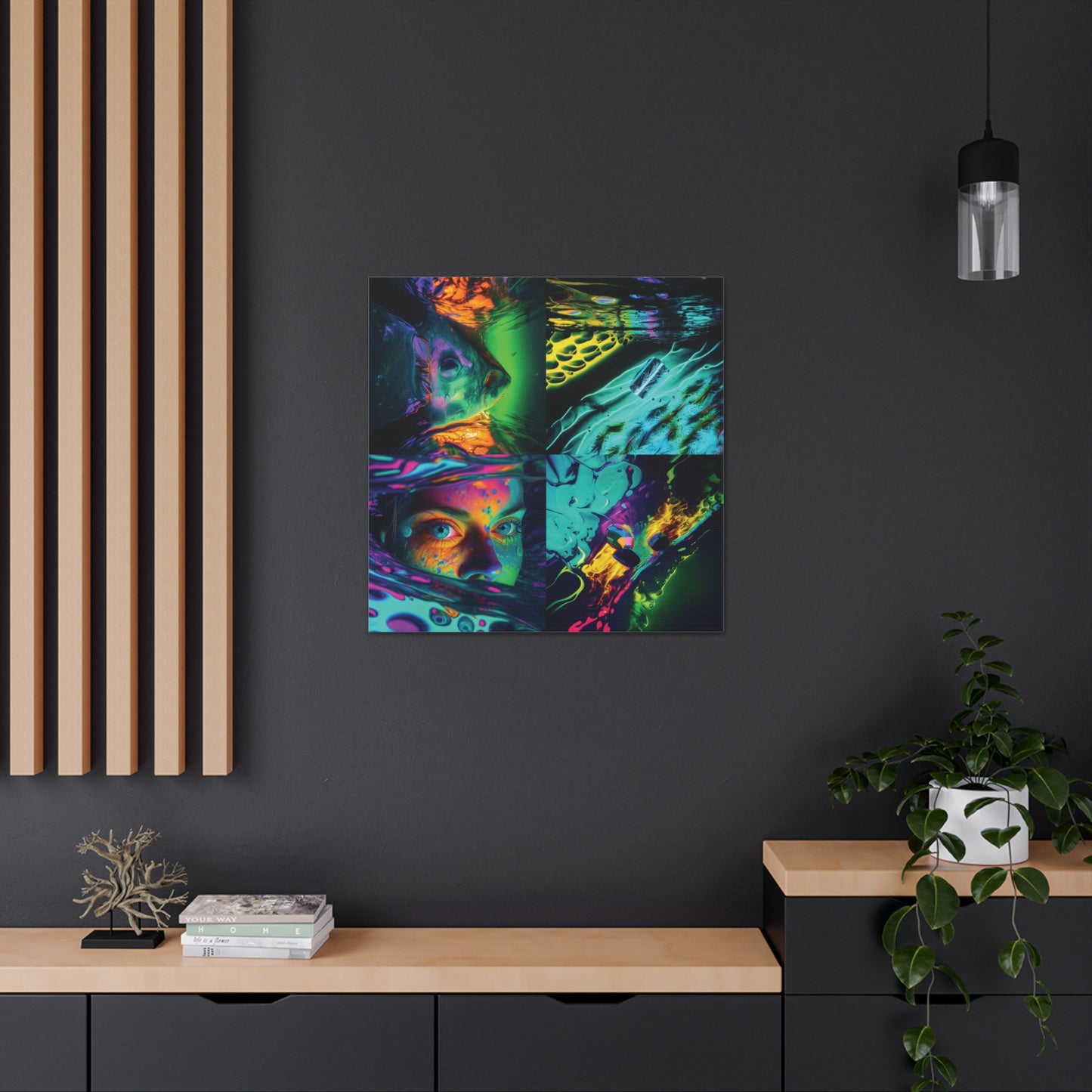 Canvas Gallery Wraps Florescent Glow 5
