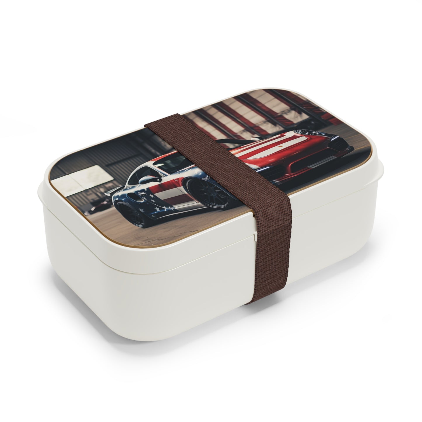 Bento Lunch Box American Flag Porsche 2
