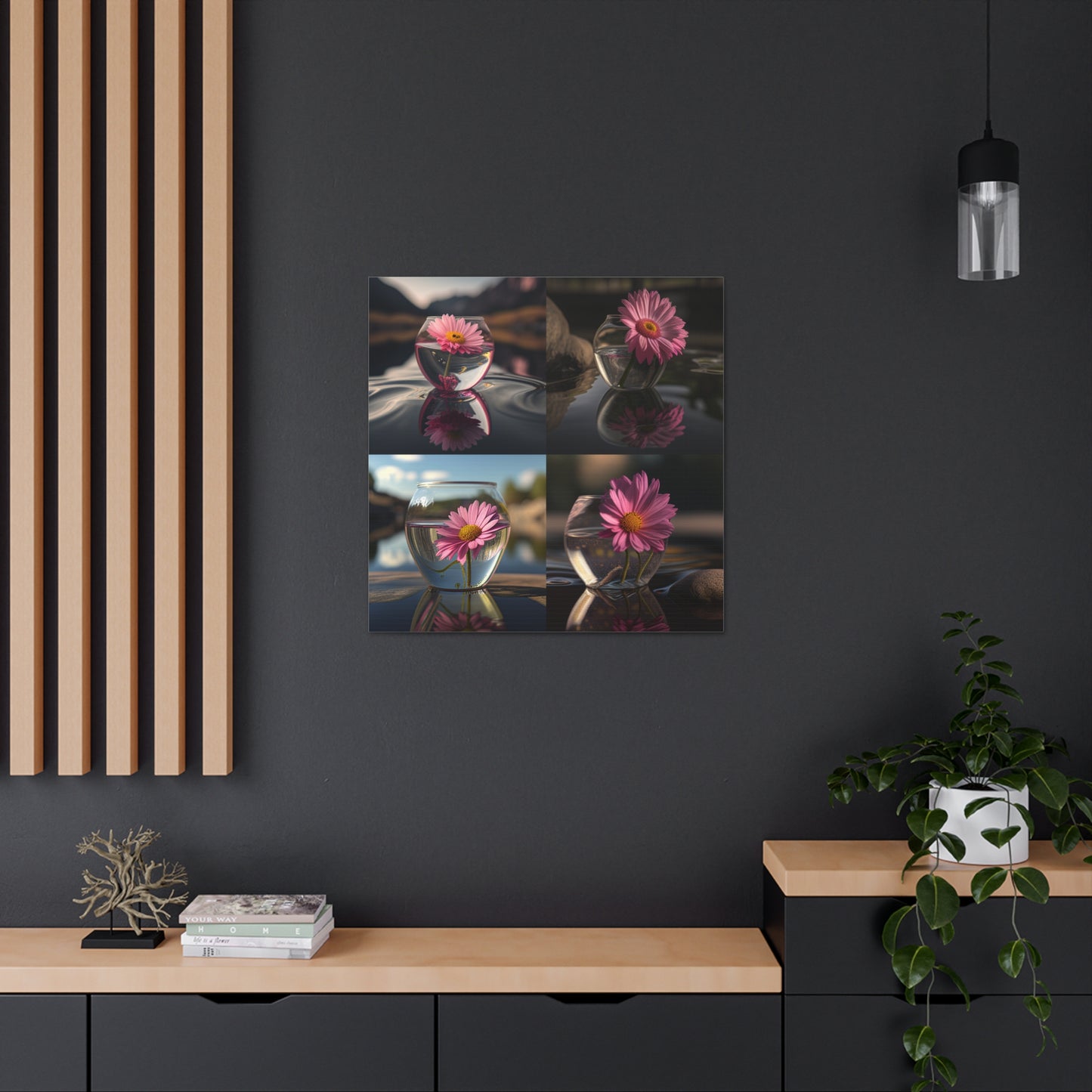 Canvas Gallery Wraps Pink Daisy 5