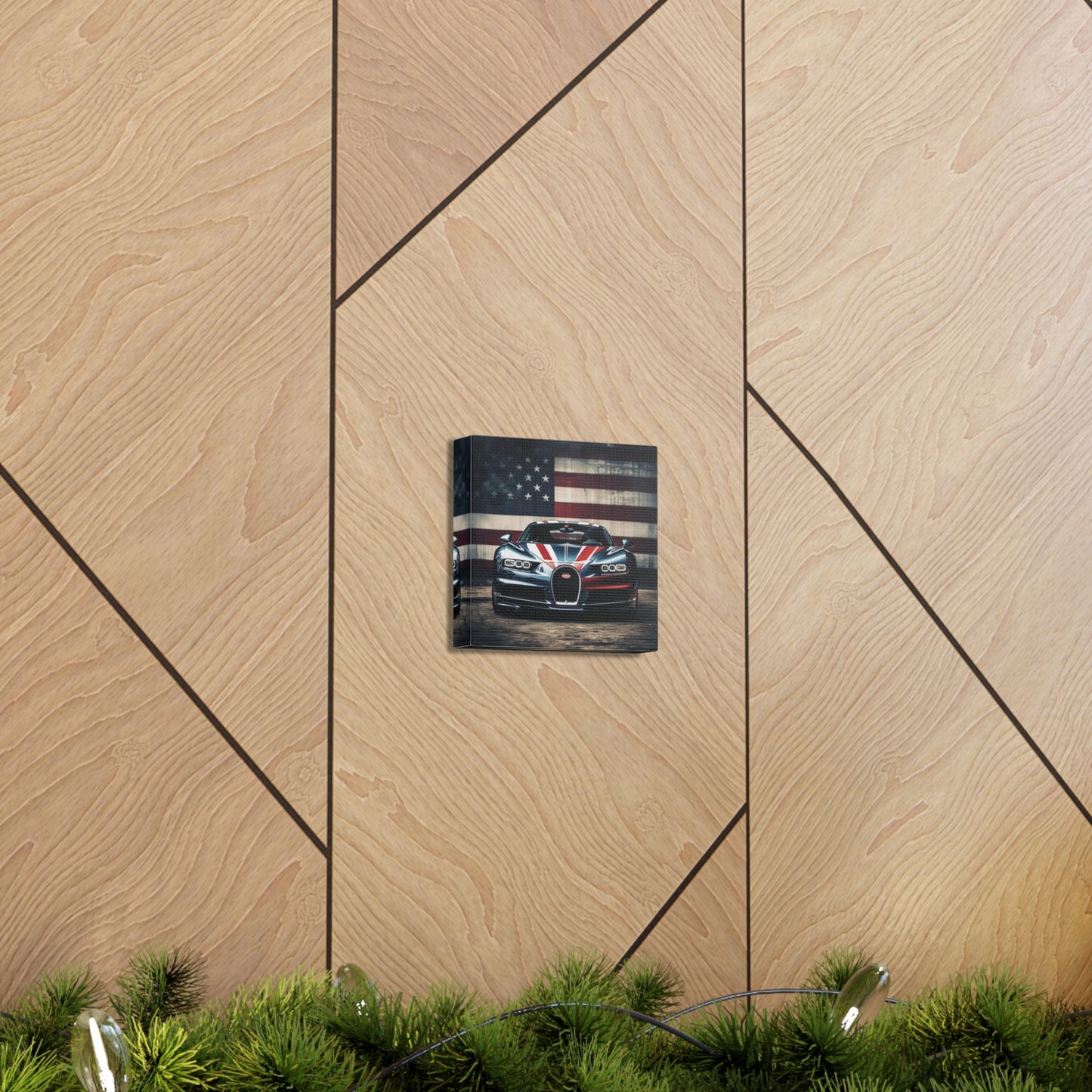 Canvas Gallery Wraps Bugatti Flag 2